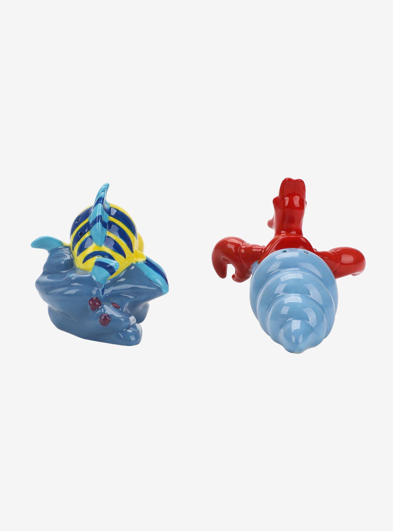 Disney The Little Mermaid Sebastian & Flounder Salt & Pepper Shaker Set, , alternate