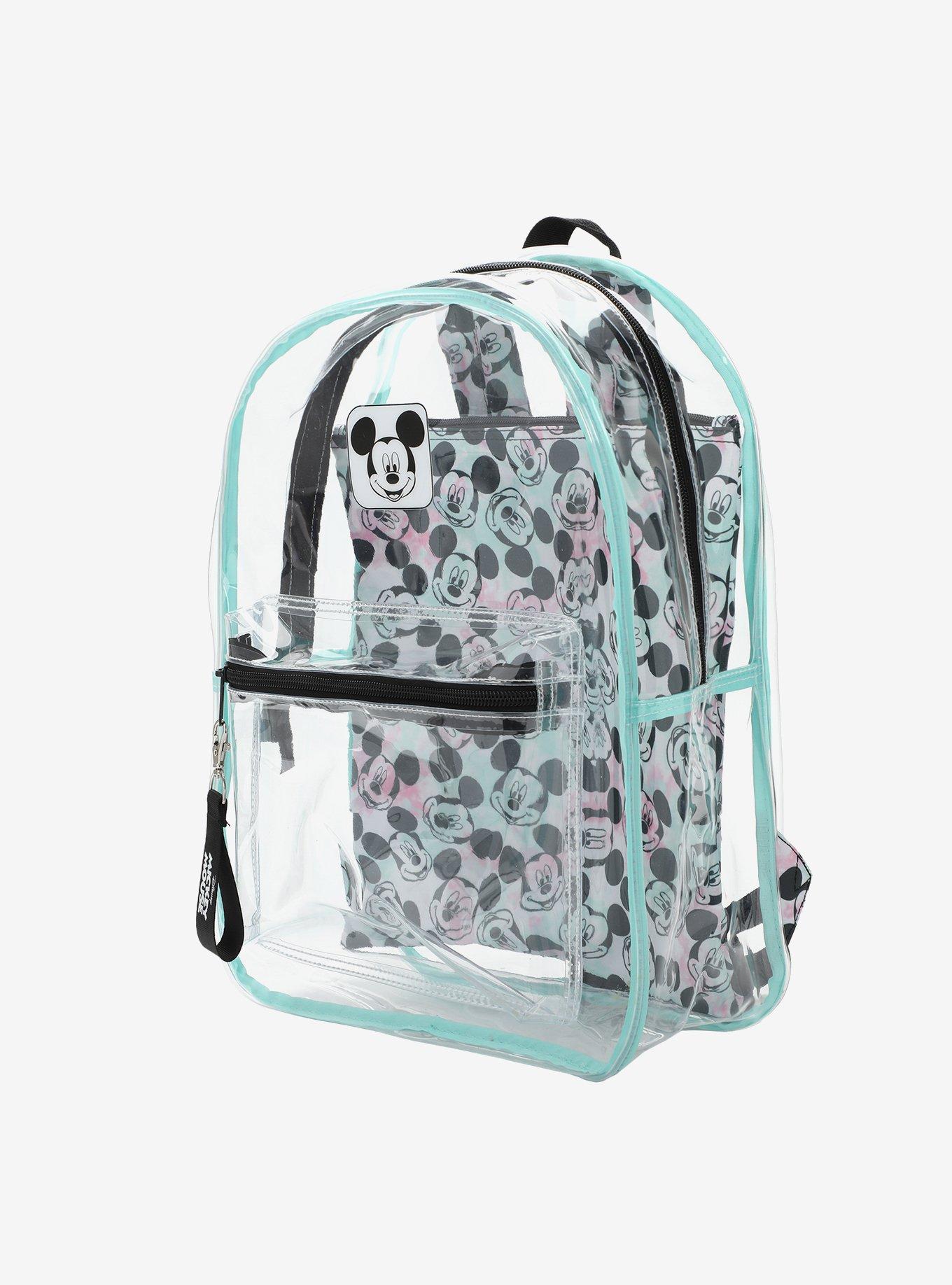 Disney Mickey Mouse Clear Backpack, , alternate