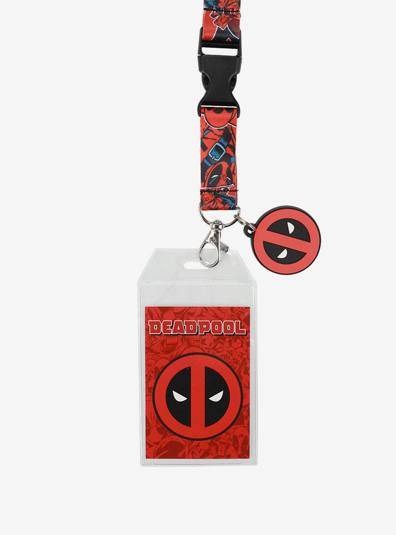 Marvel Deadpool Mask Lanyard, , hi-res