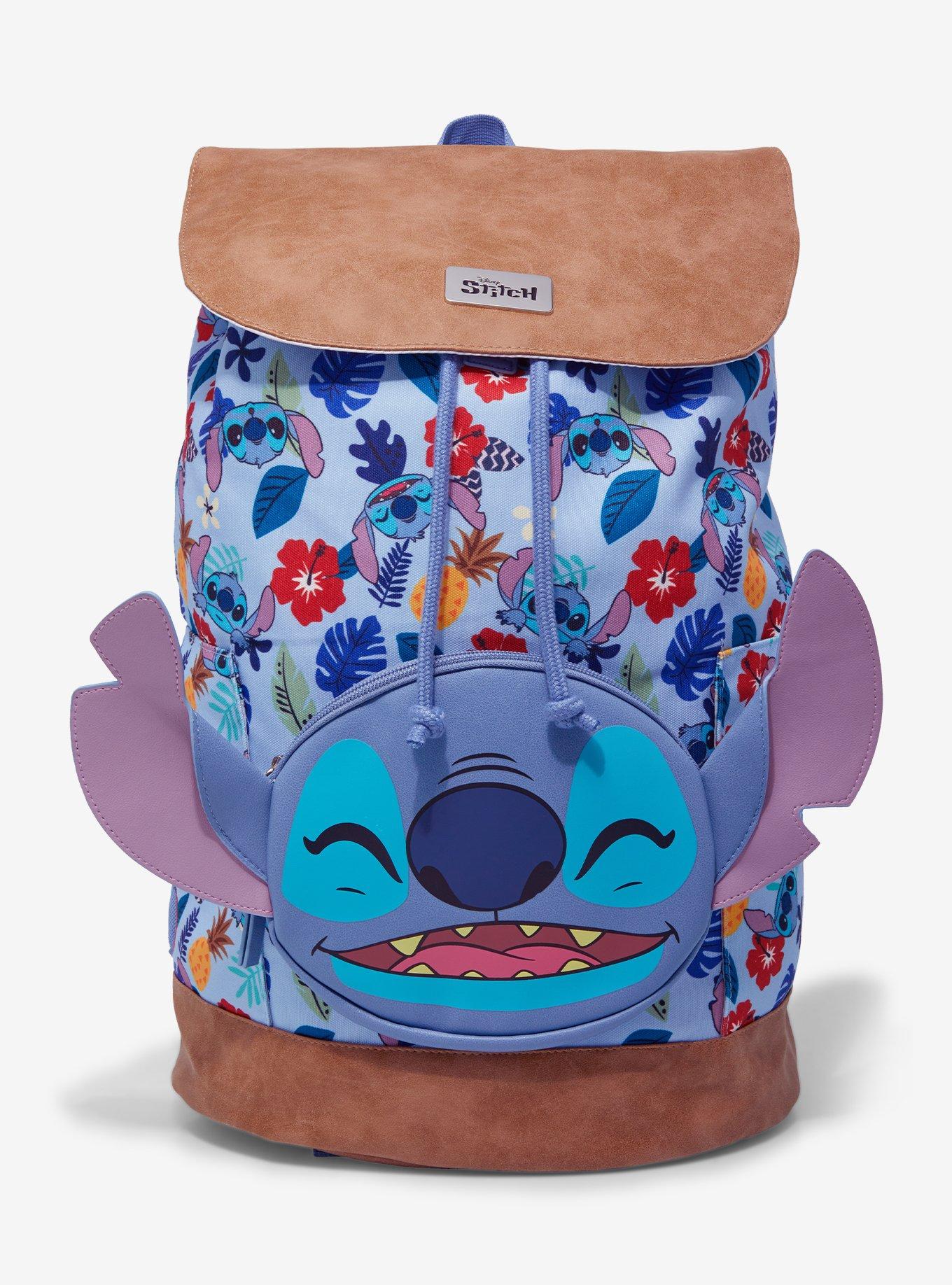 Disney Stitch Tropical Slouch Backpack