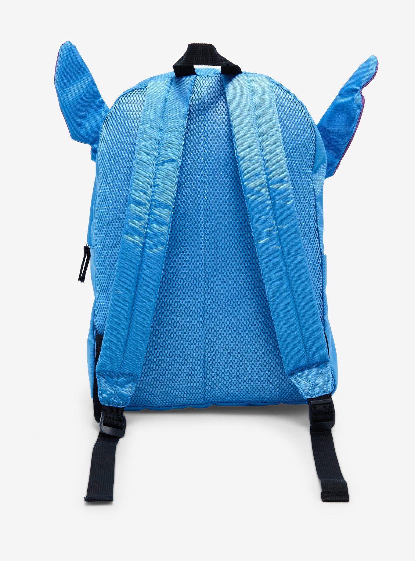 Disney Stitch Fuzzy Figural Backpack, , alternate