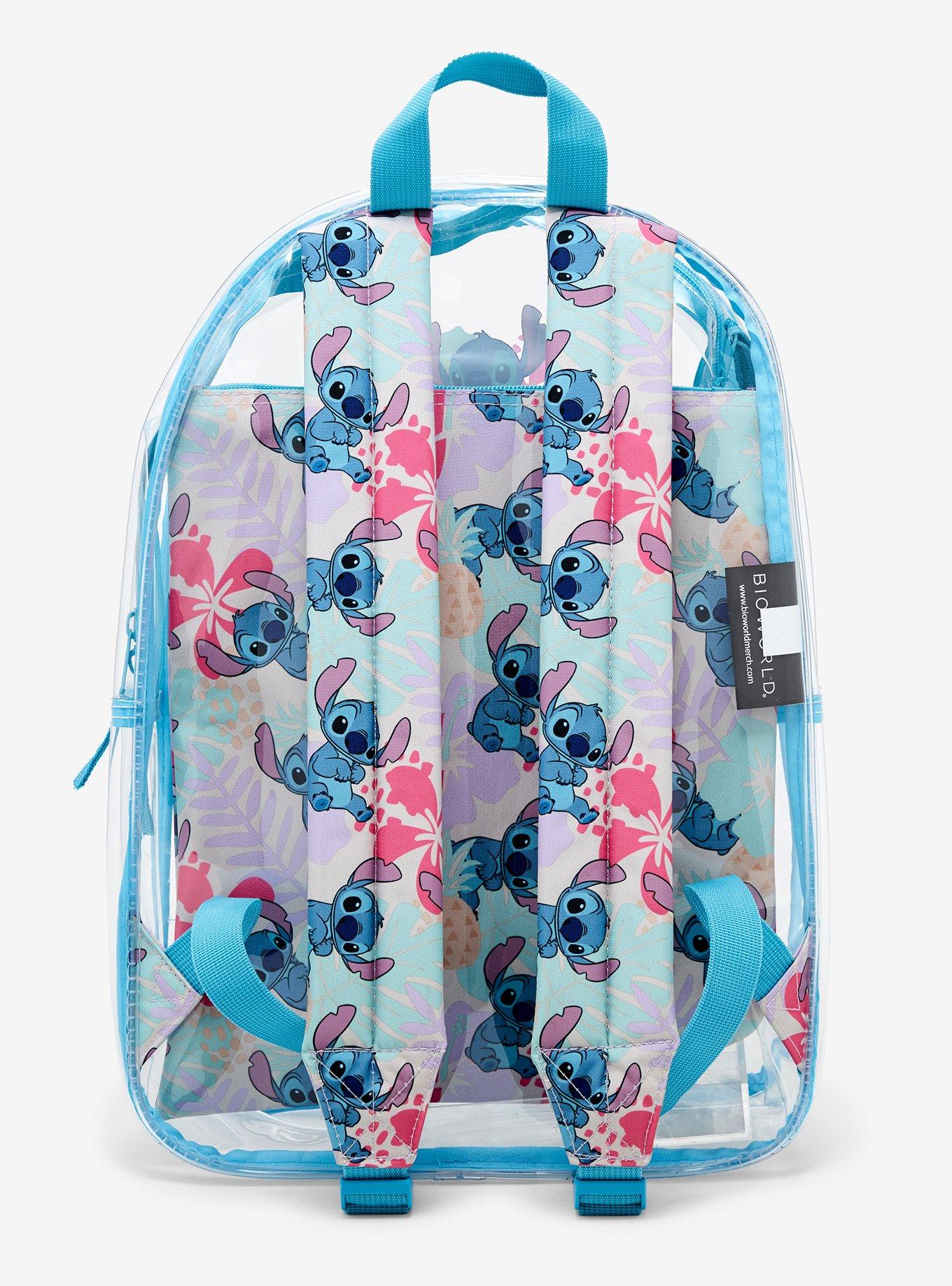 Disney Stitch Clear Backpack, , alternate