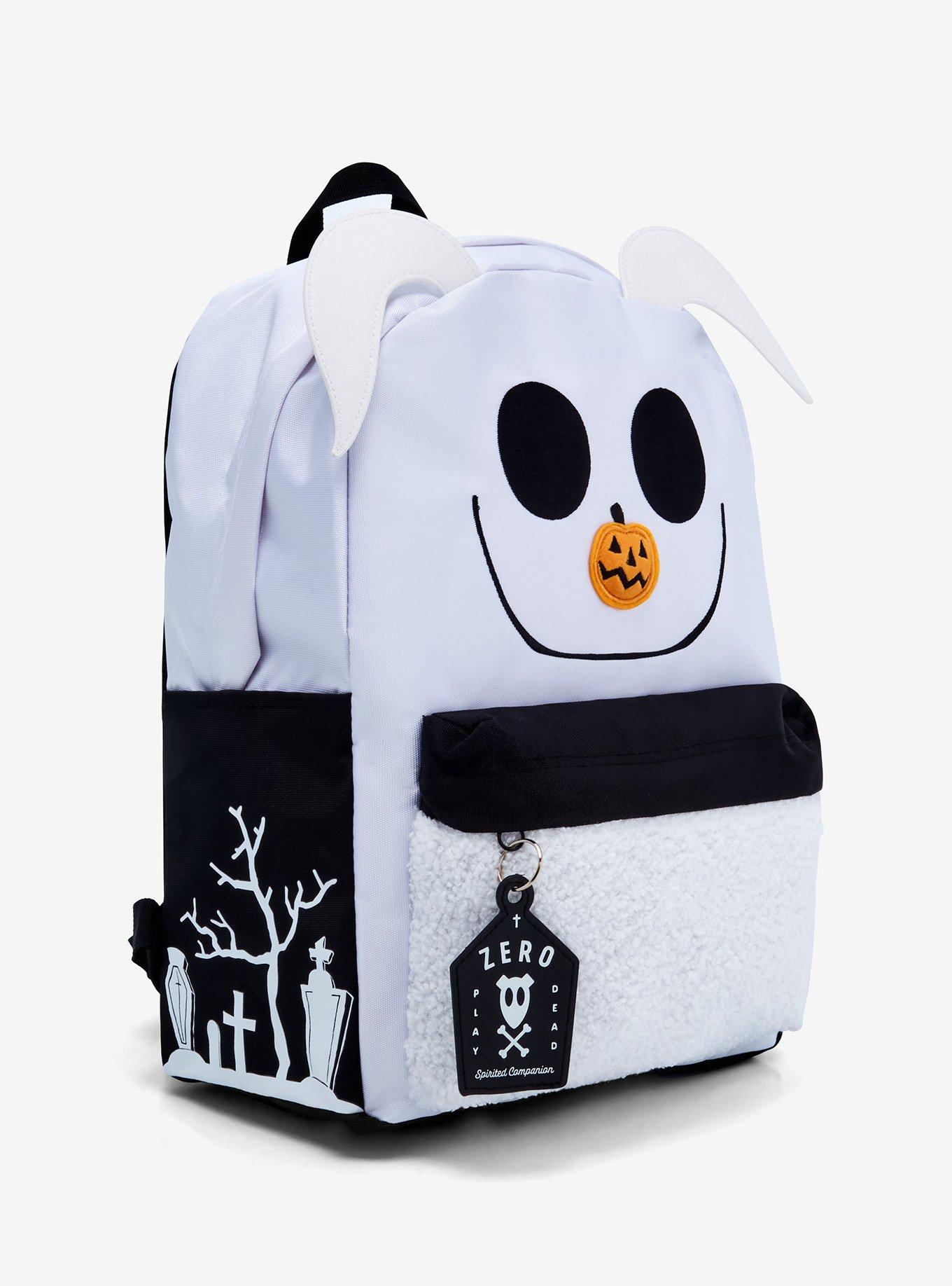 The Nightmare Before Christmas Zero Figural Fuzzy Backpack, , alternate