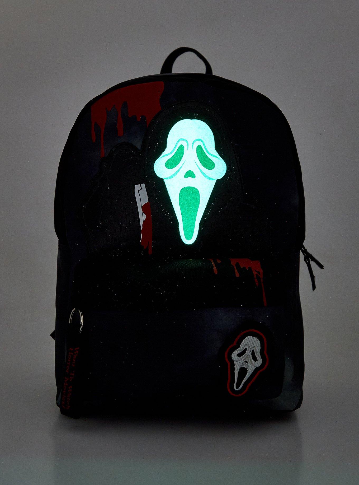 Ghost Face Glow-In-The-Dark Backpack, , alternate