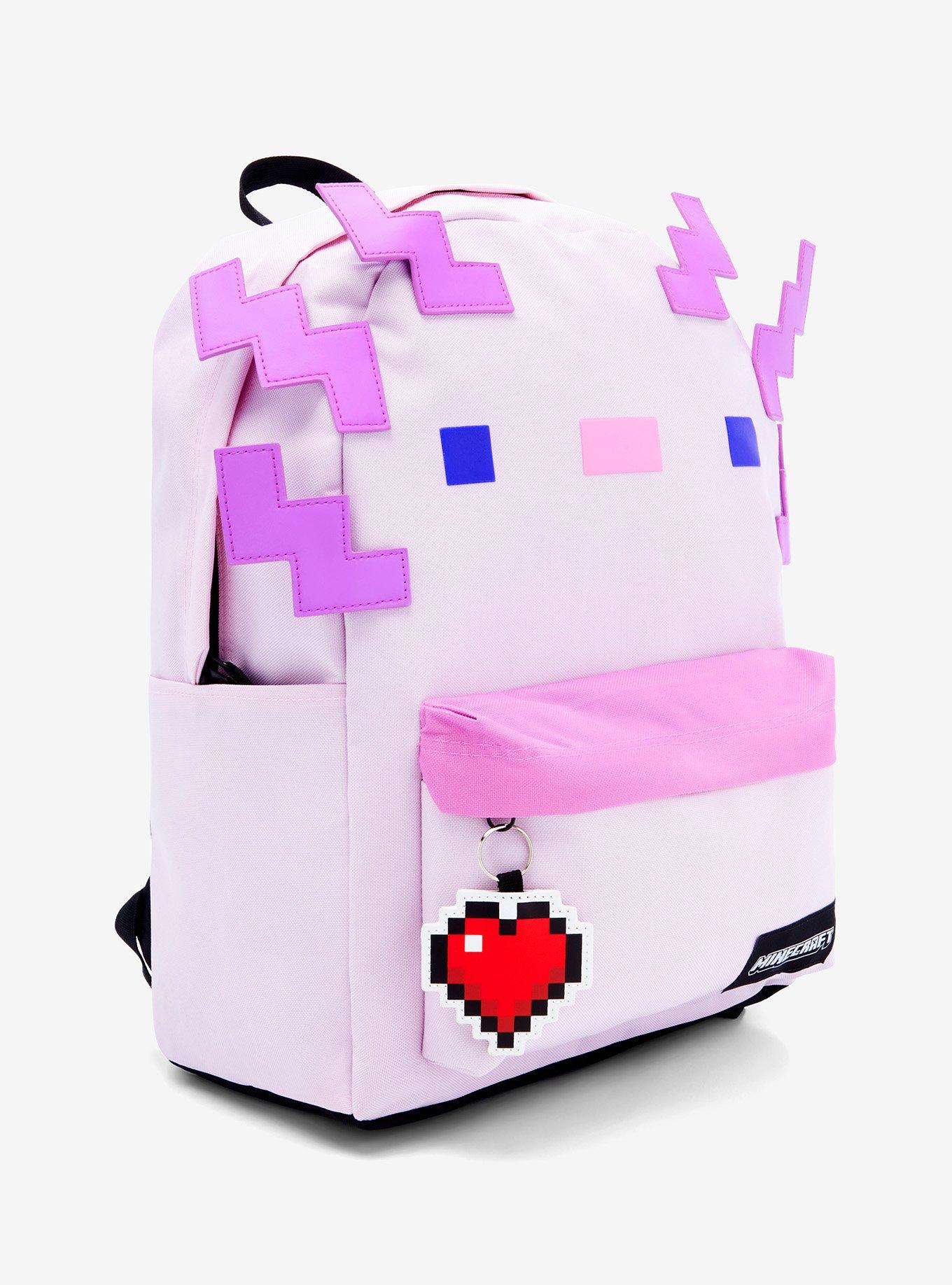Minecraft Axolotl Backpack, , alternate