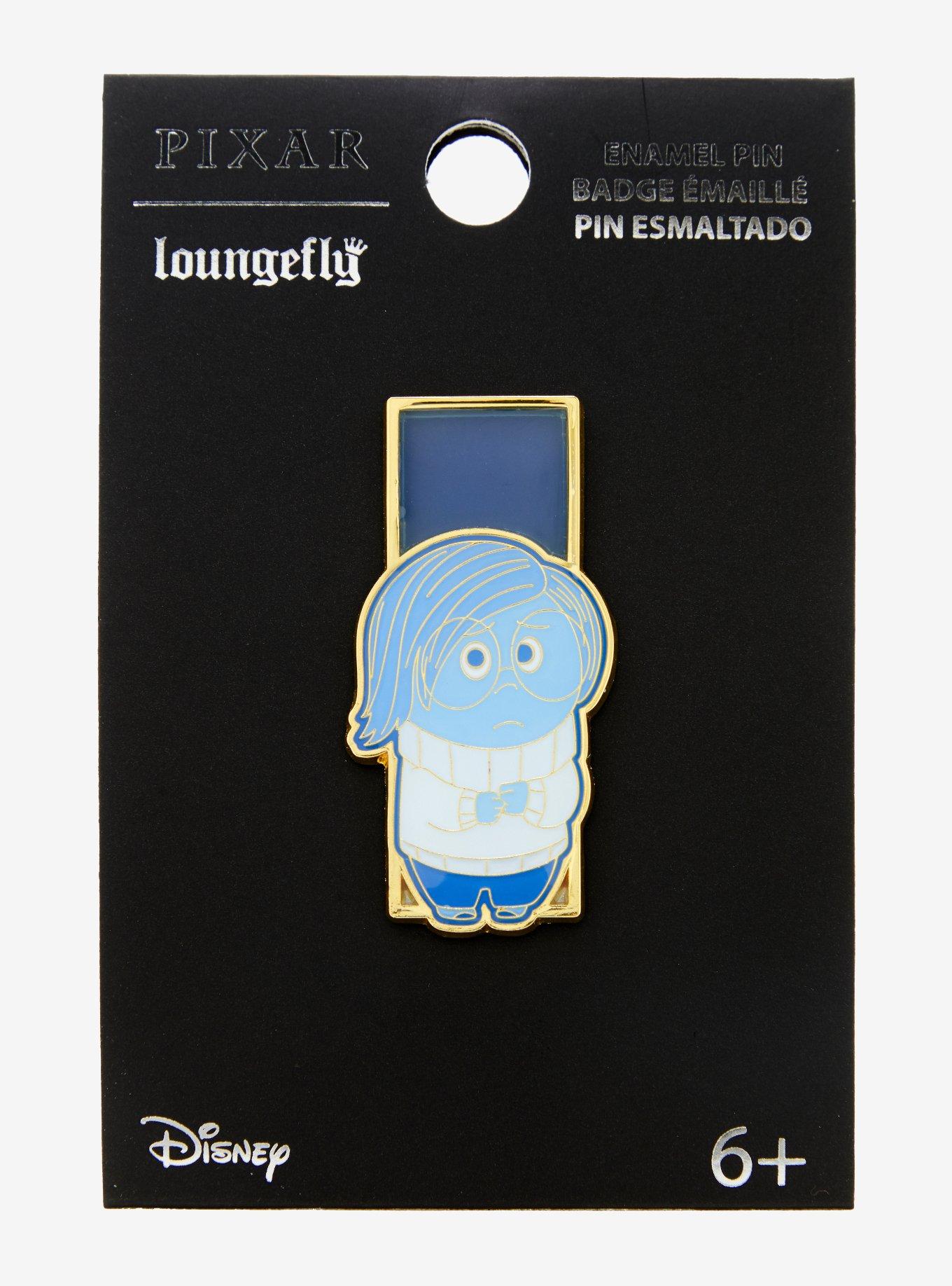 Loungefly Disney Pixar Inside Out Sadness Portrait Enamel Pin - BoxLunch Exclusive