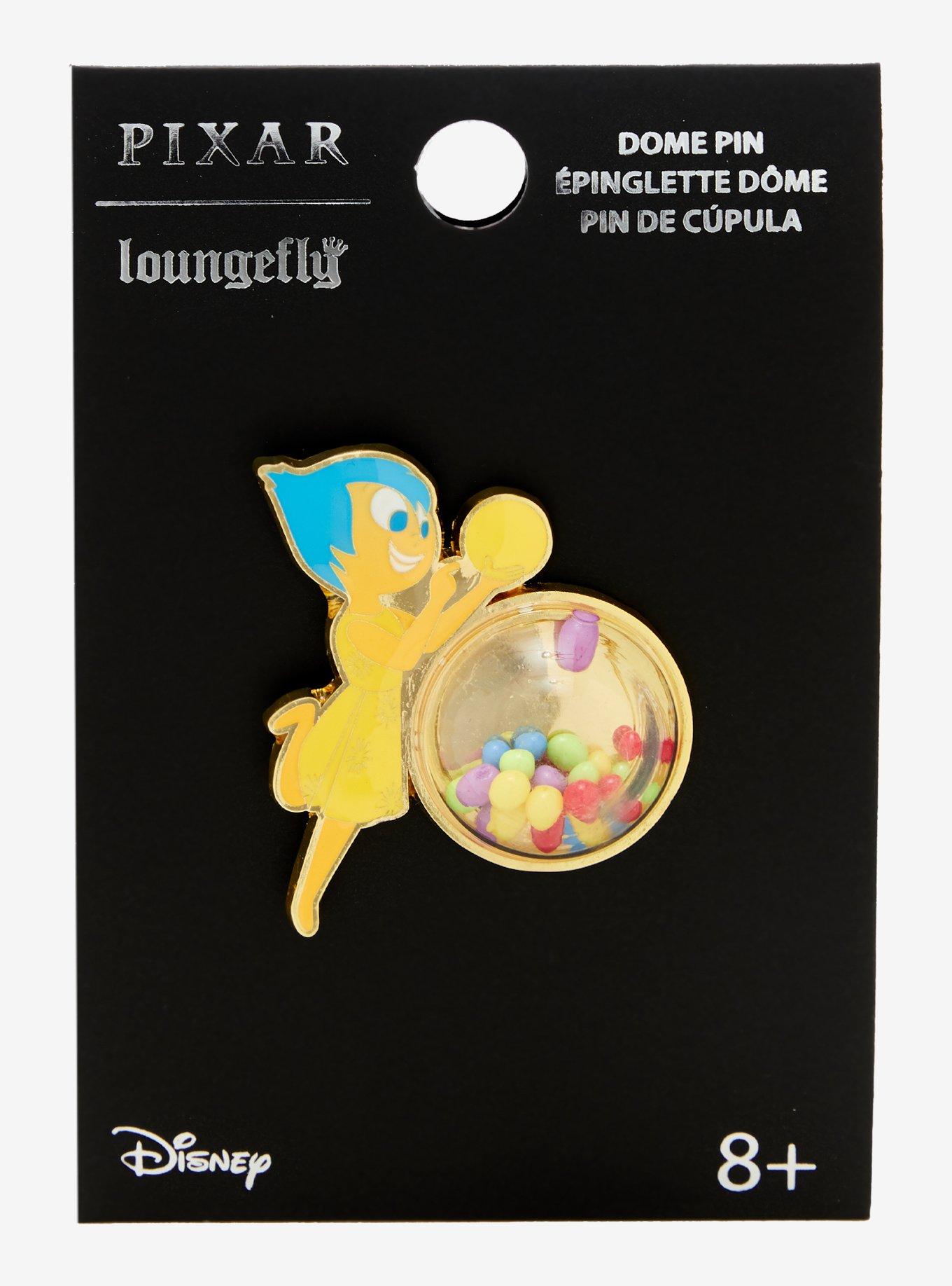 Loungefly Disney Pixar Inside Out Joy 3D Dome Enamel Pin - BoxLunch Exclusive, , alternate