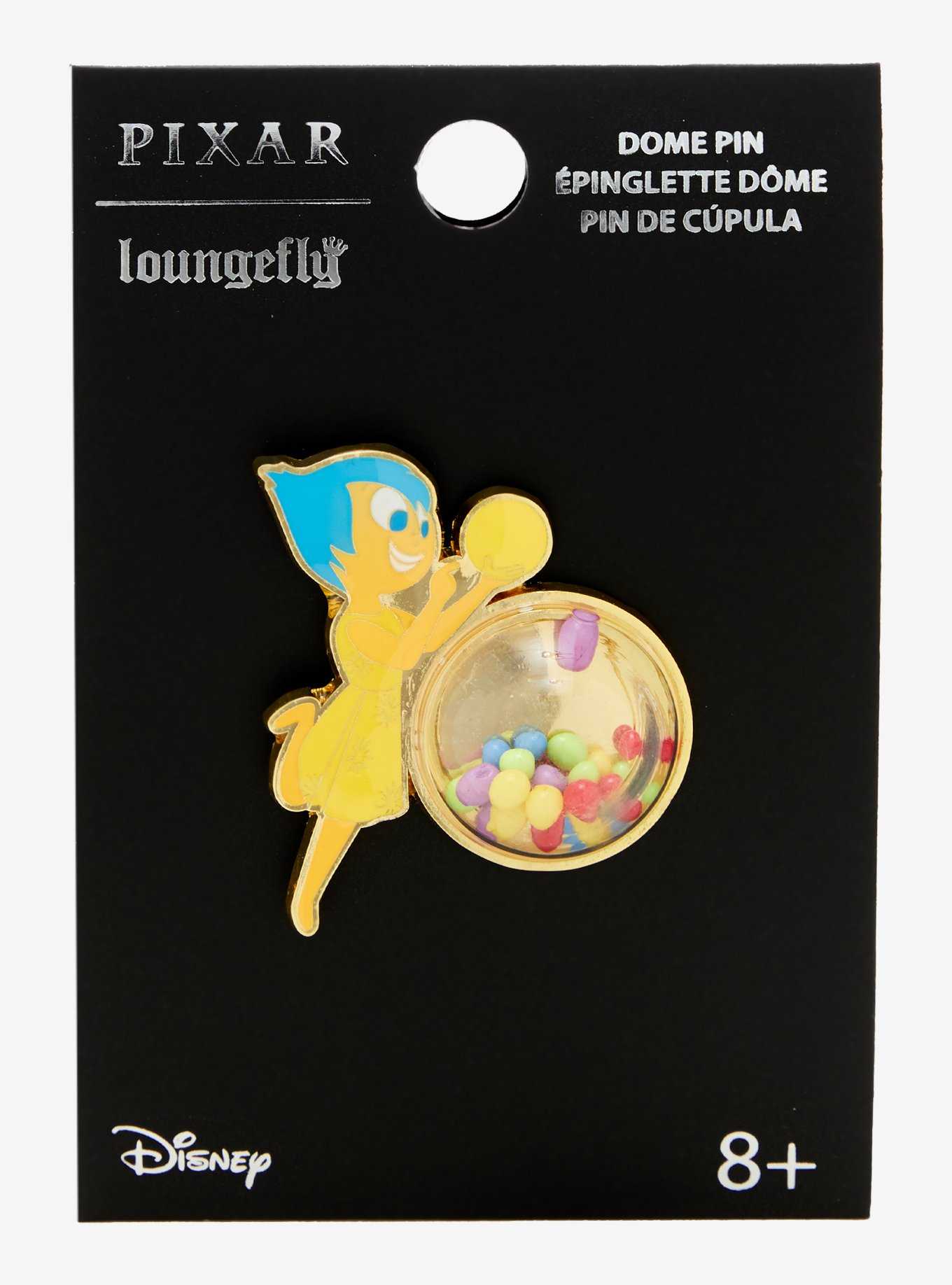 Loungefly Disney Pixar Inside Out Joy 3D Dome Enamel Pin - BoxLunch Exclusive, , hi-res
