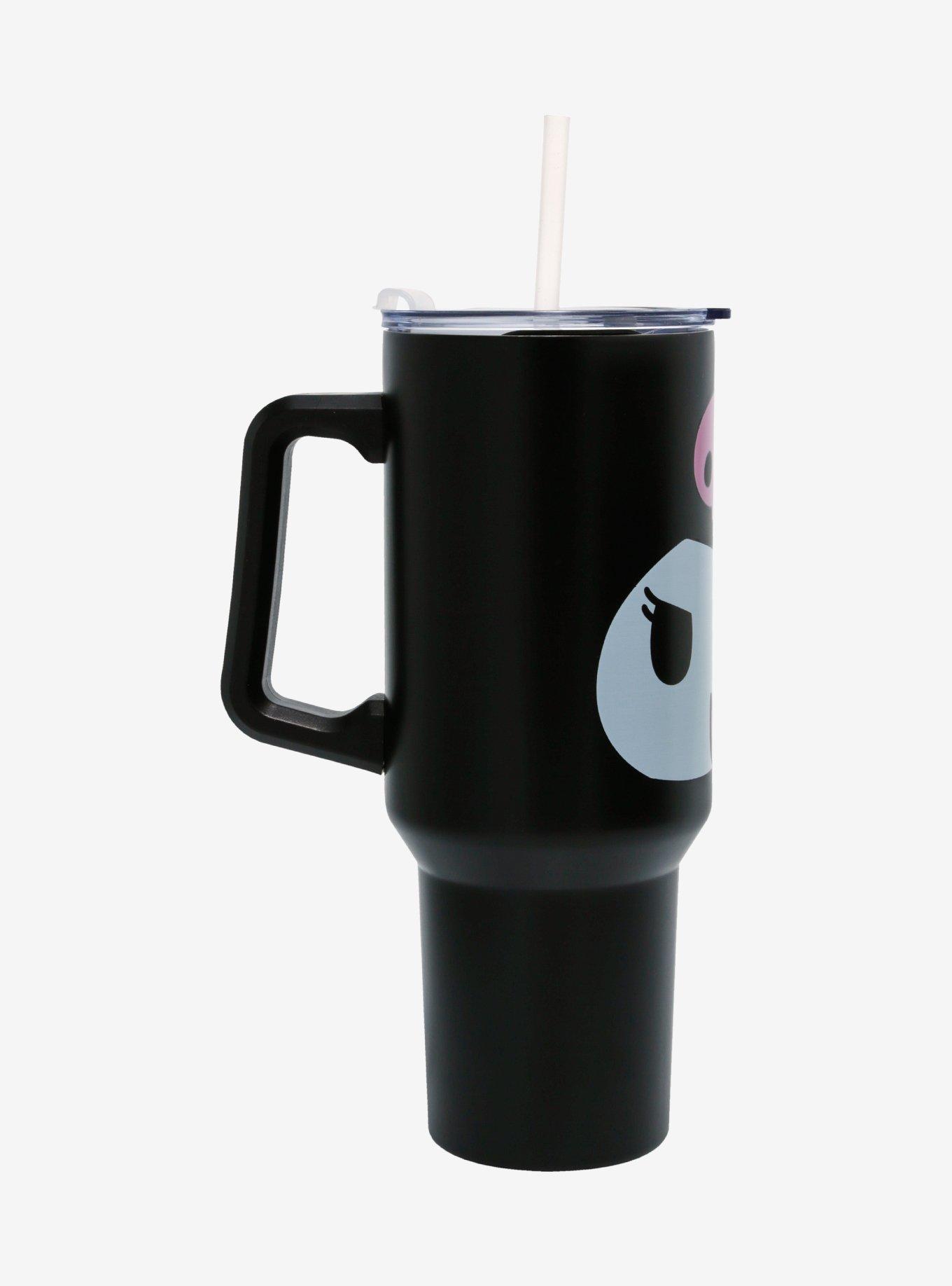 Kuromi Face Stainless Steel Travel Cup, , alternate
