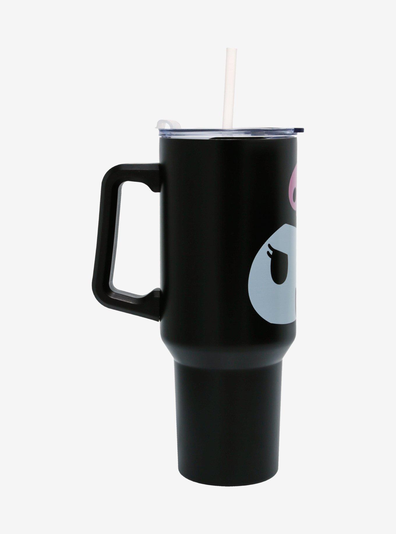 Kuromi Face Stainless Steel Travel Mug, , alternate