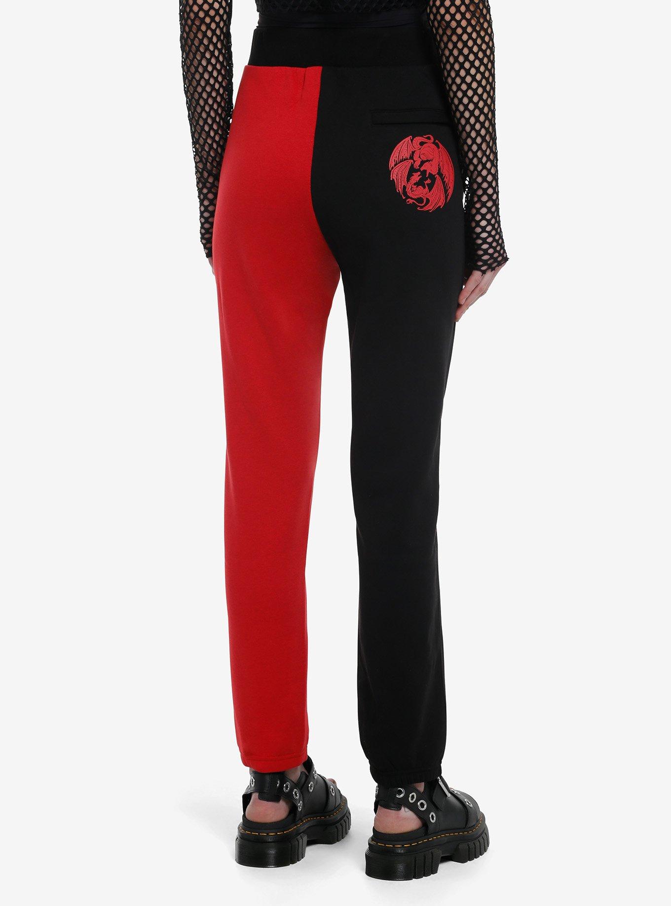 House Of The Dragon Hightower & Targaryen Split Jogger Sweatpants, , hi-res