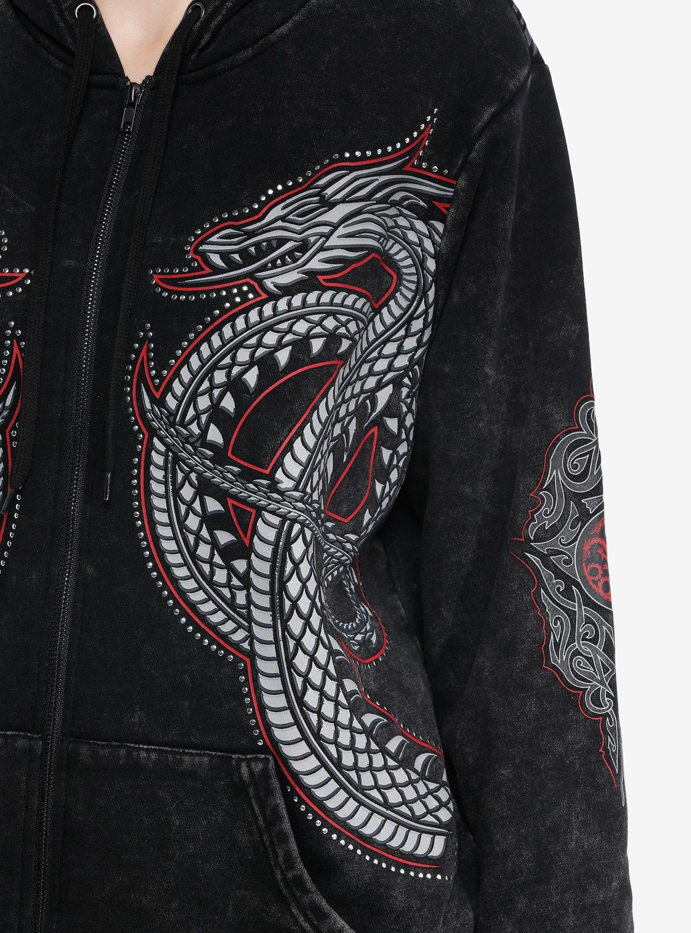 House Of The Dragon Daemon Targaryen Hoodie, BLACK, alternate