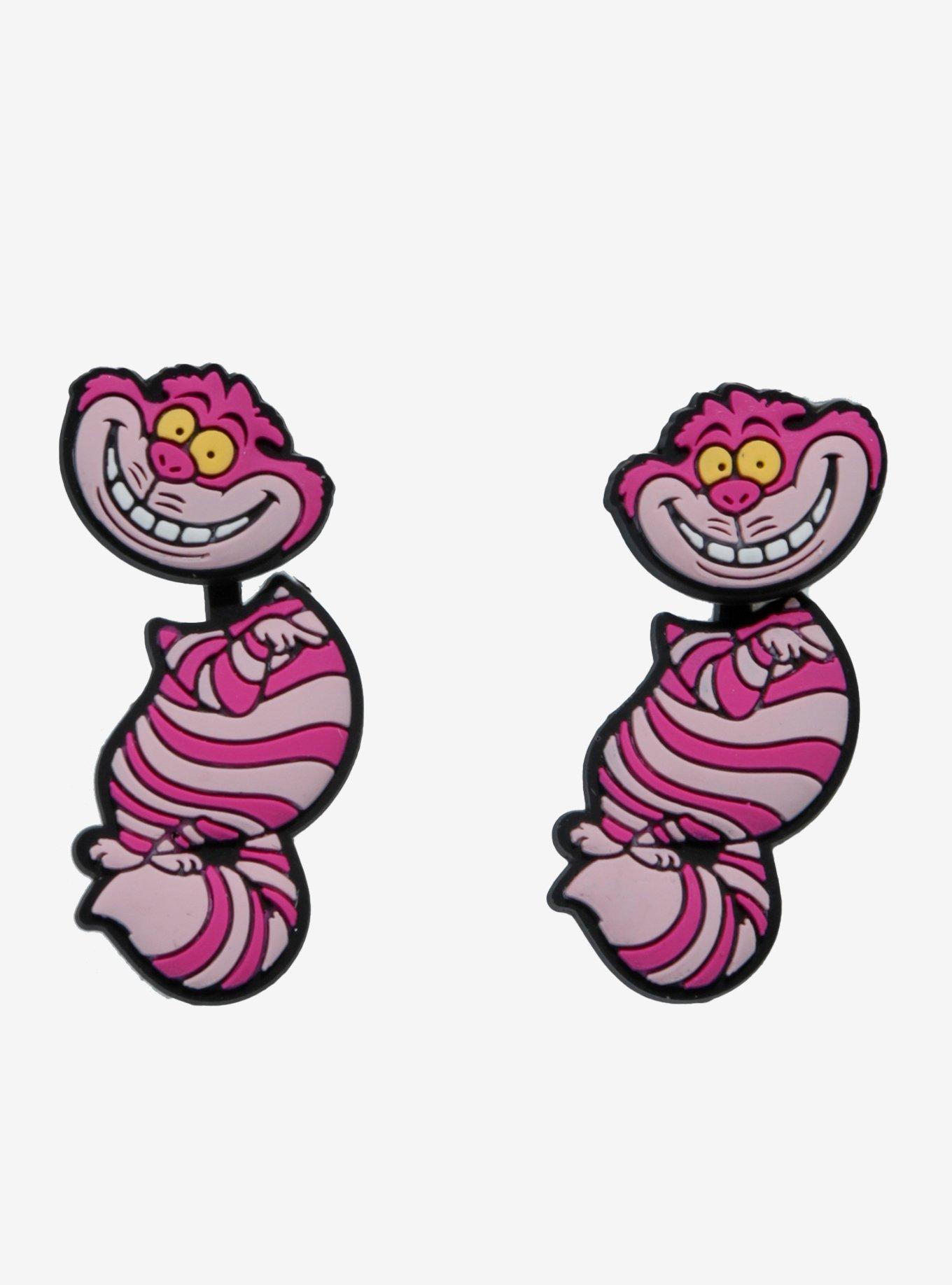 Disney Alice In Wonderland Cheshire Cat Front/Back Earrings, , alternate