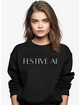 Festive AF Ugly Christmas Sweater, , hi-res