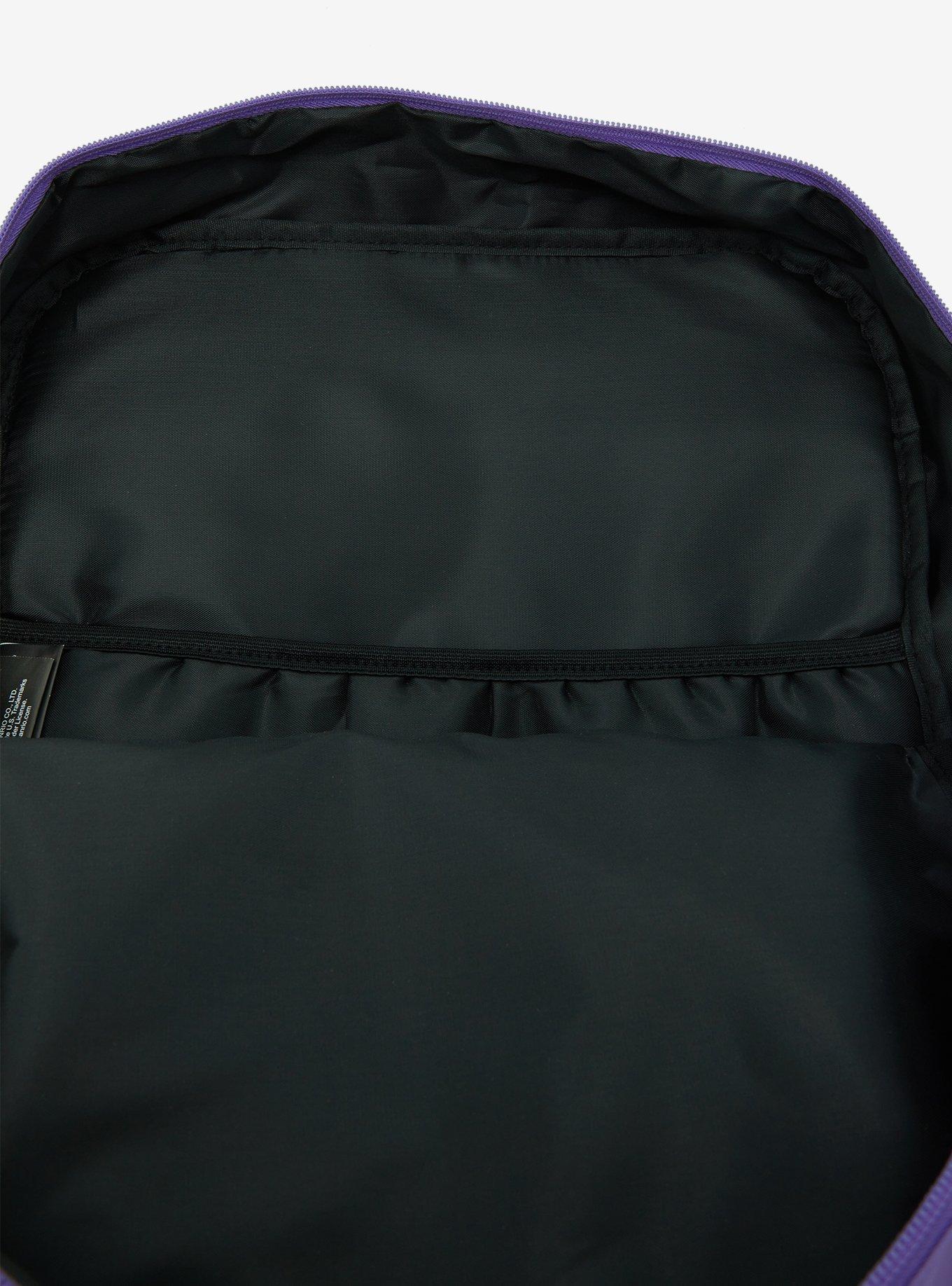 Kuromi Fuzzy Face Backpack, , alternate