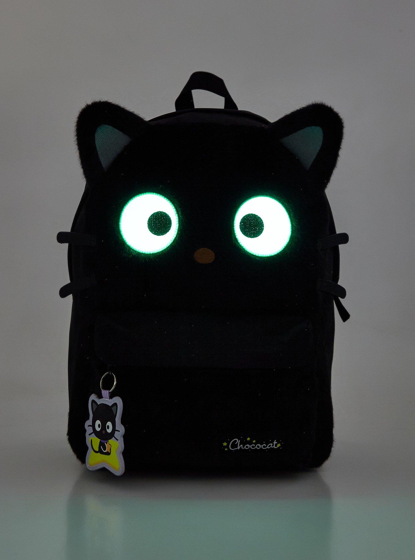 Chococat Fuzzy Glow-In-The-Dark Backpack, , alternate