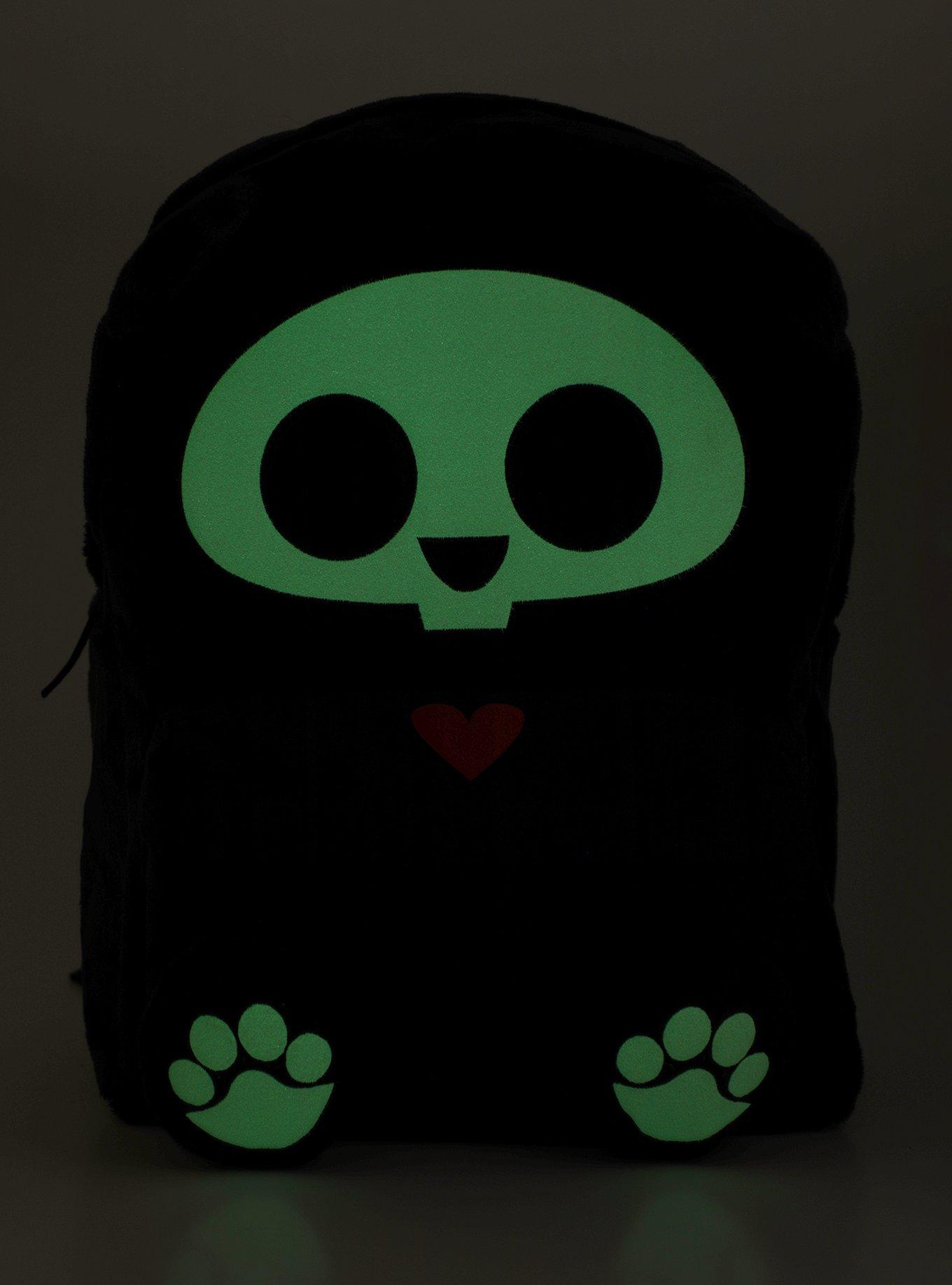Skelanimals Kit Figural Fuzzy Backpack, , alternate