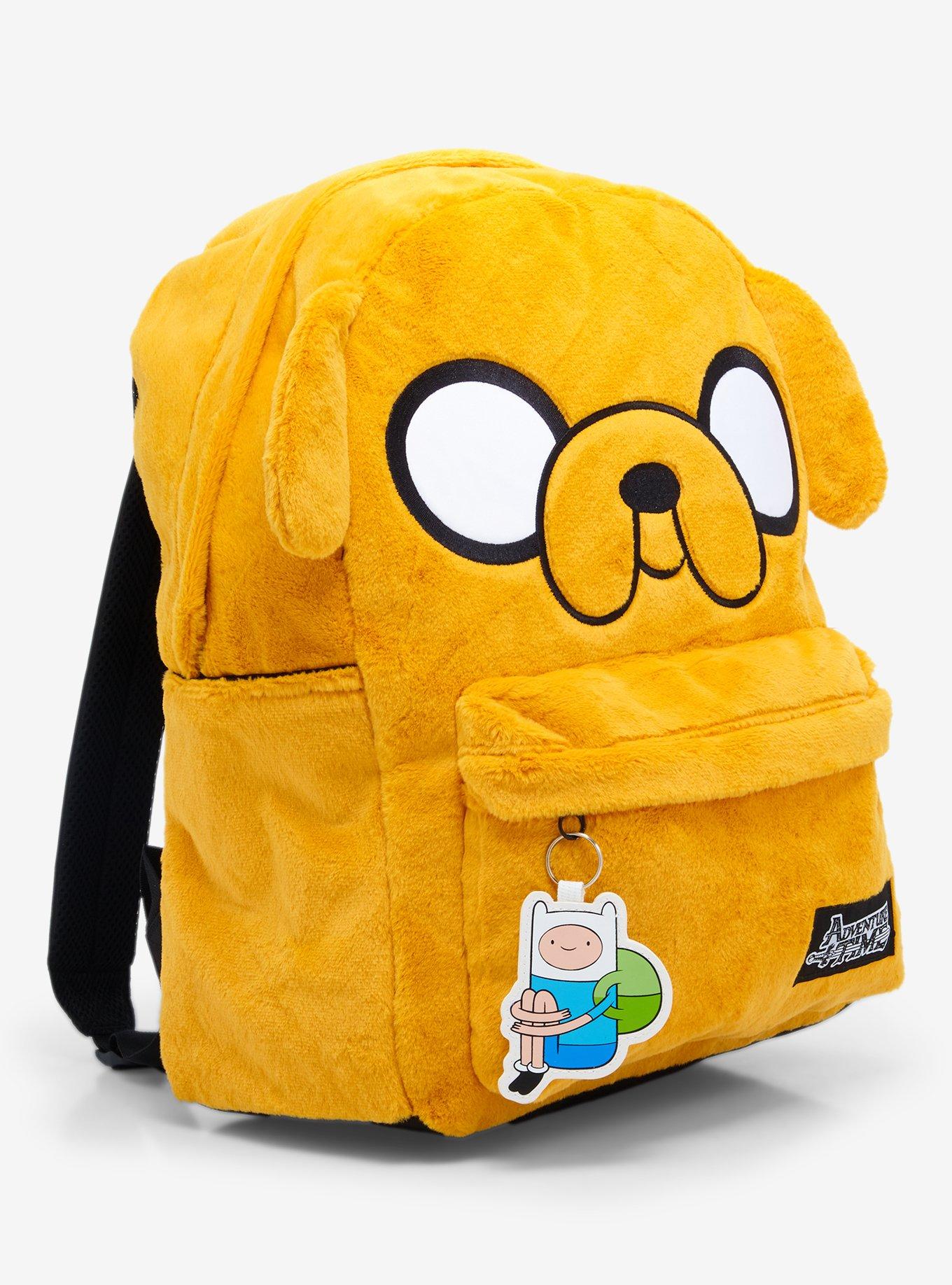 Adventure Time Jake Fuzzy Figural Backpack, , alternate