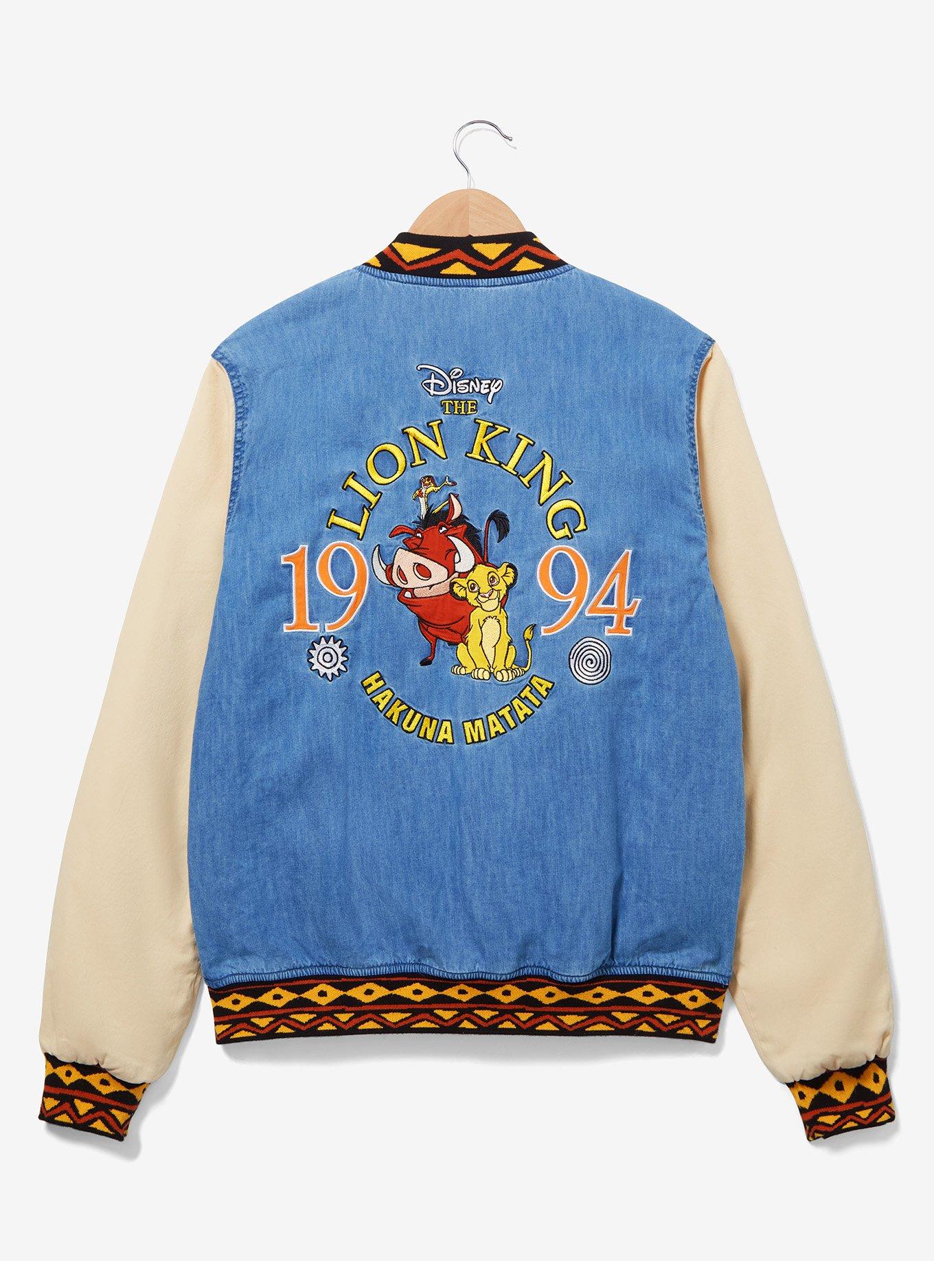 Disney The Lion King Denim Bomber Jacket, MULTI, alternate