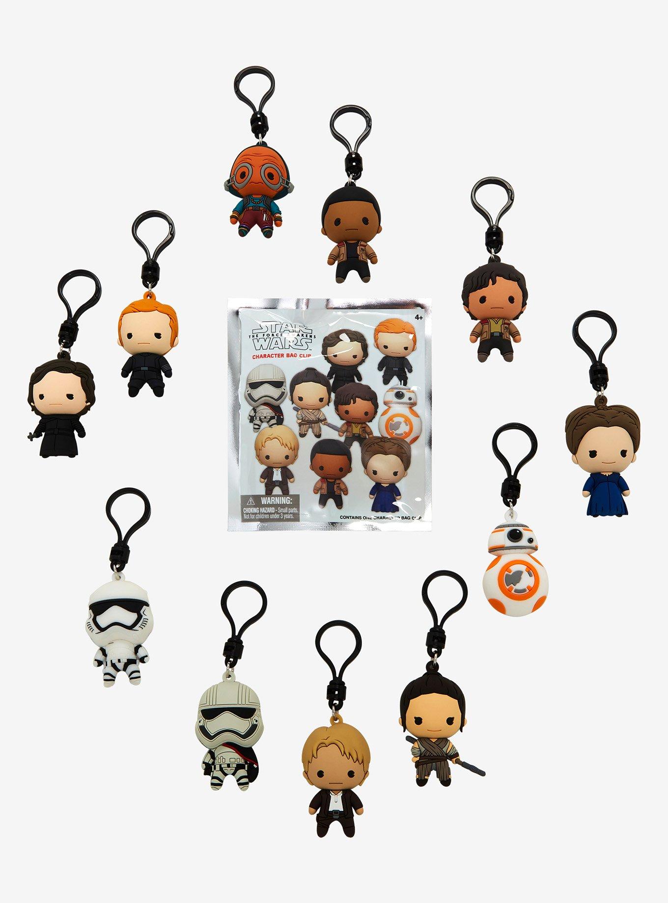Star Wars: The Force Awakens Characters Blind Bag Figural Bag Clip, , alternate