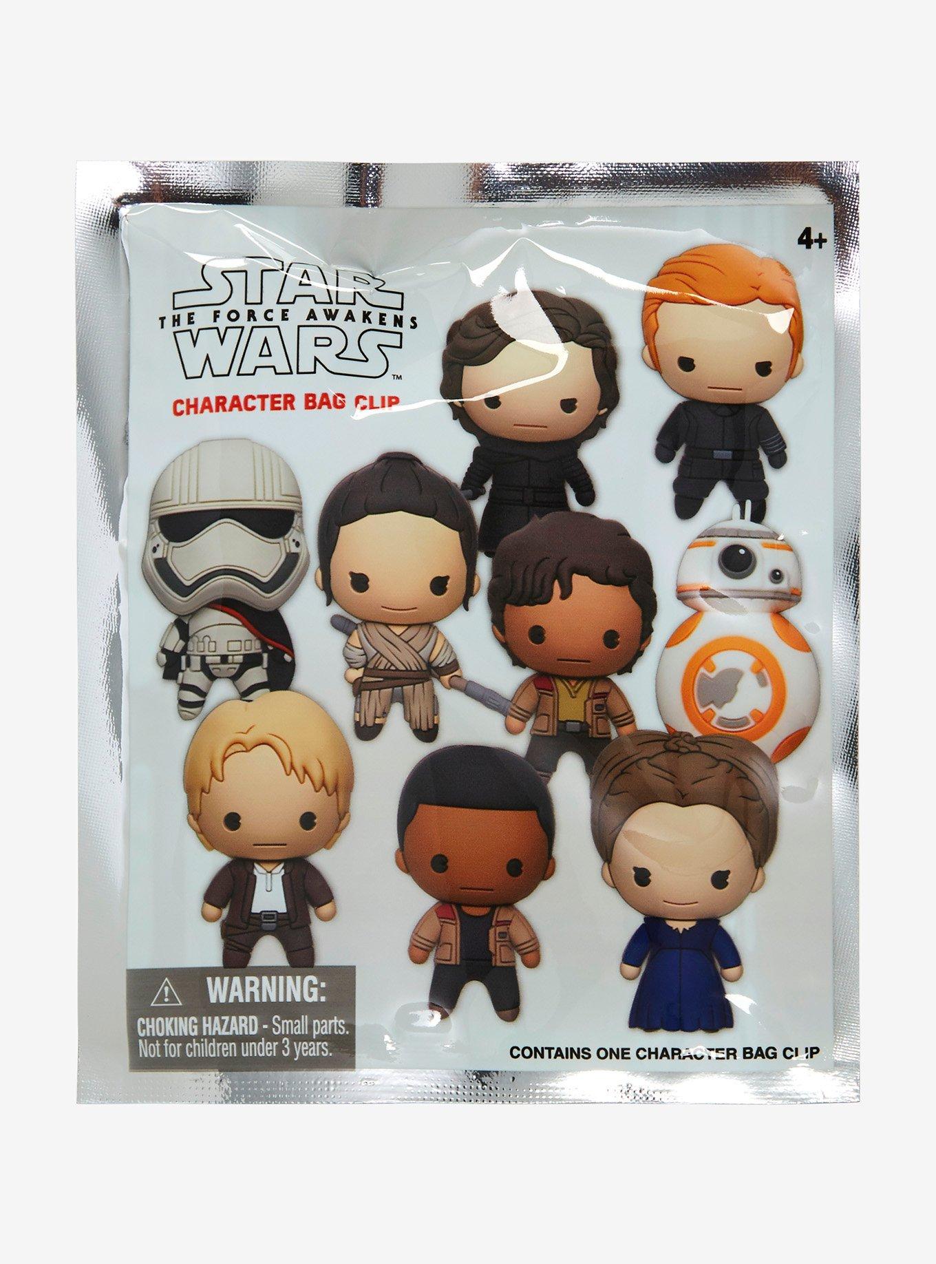 Star Wars: The Force Awakens Characters Blind Bag Figural Bag Clip, , alternate