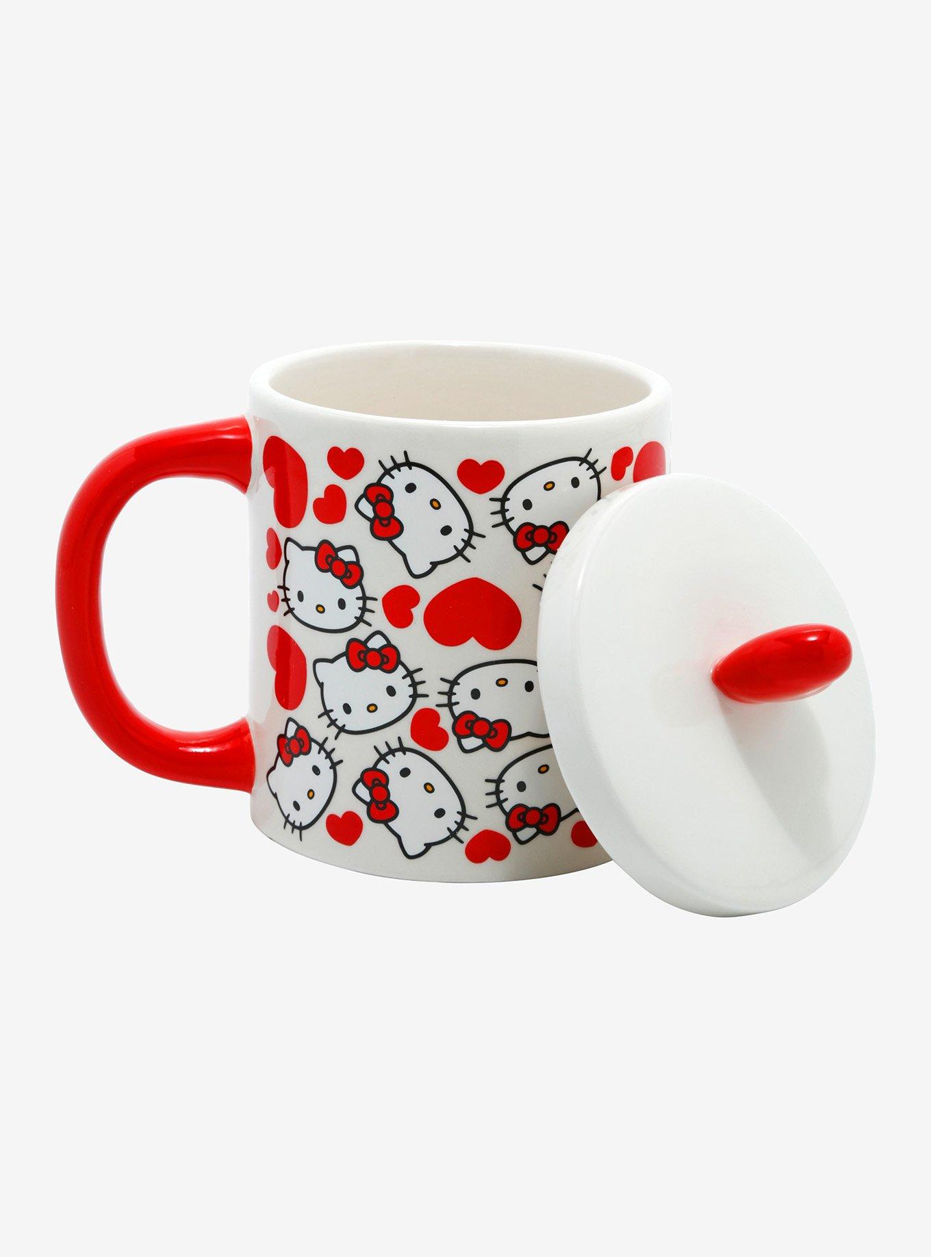 Hello Kitty Valentine's Day Mug With Lid, , alternate