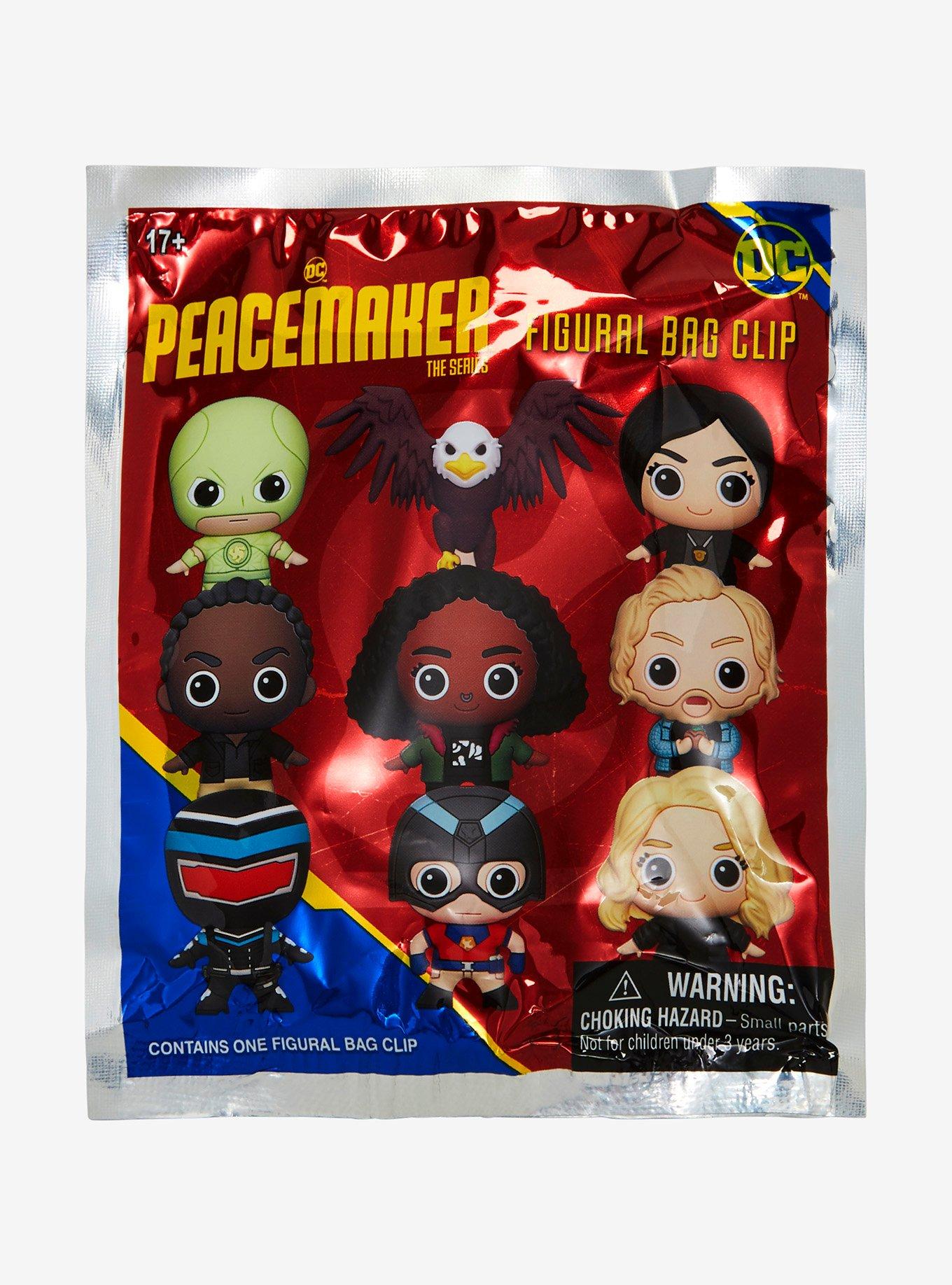 DC Comics Peacemaker The Series Characters Blind Bag Figural Bag Clip, , alternate