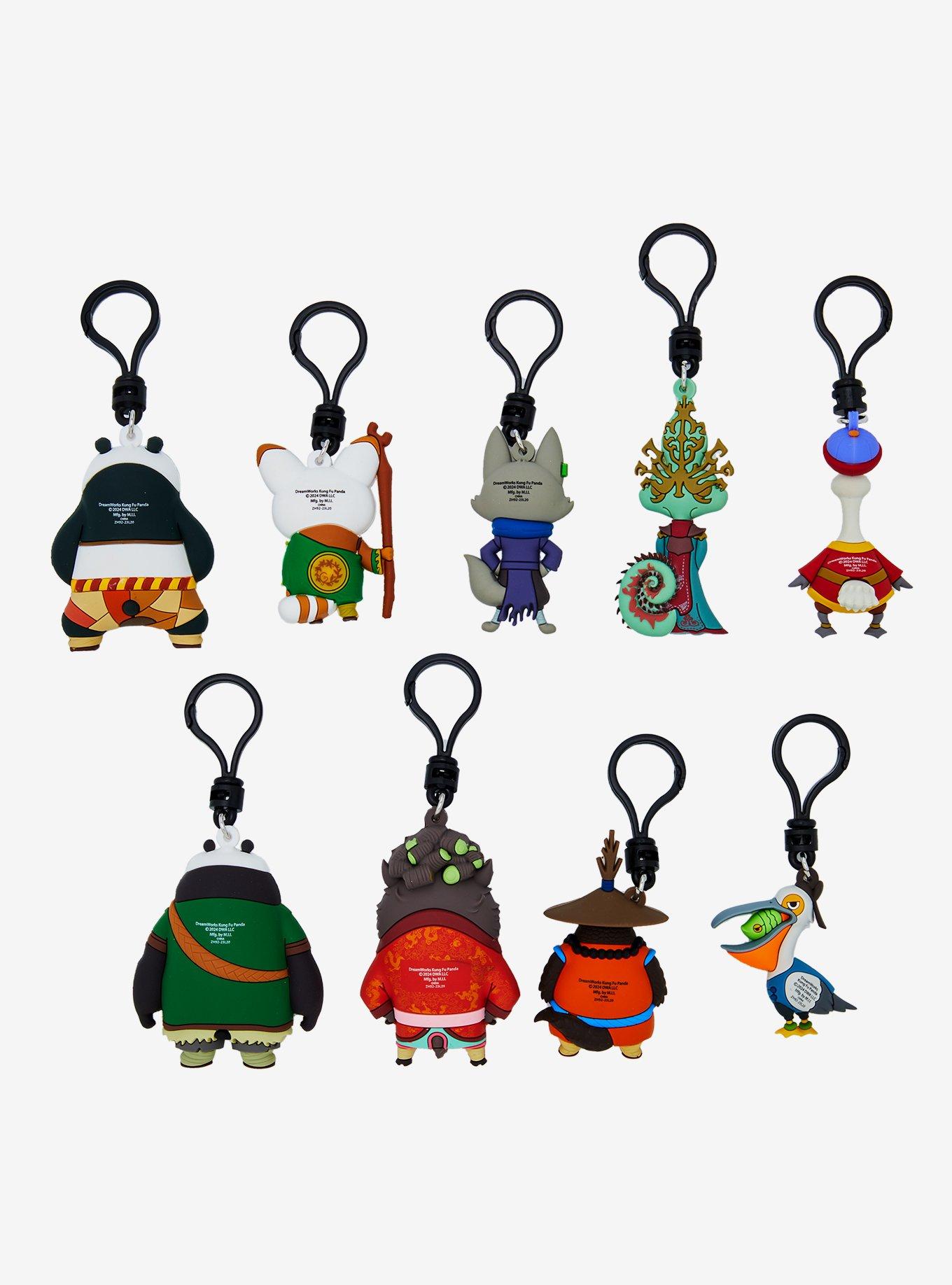 Kung Fu Panda 4 Characters Blind Bag Figural Bag Clip