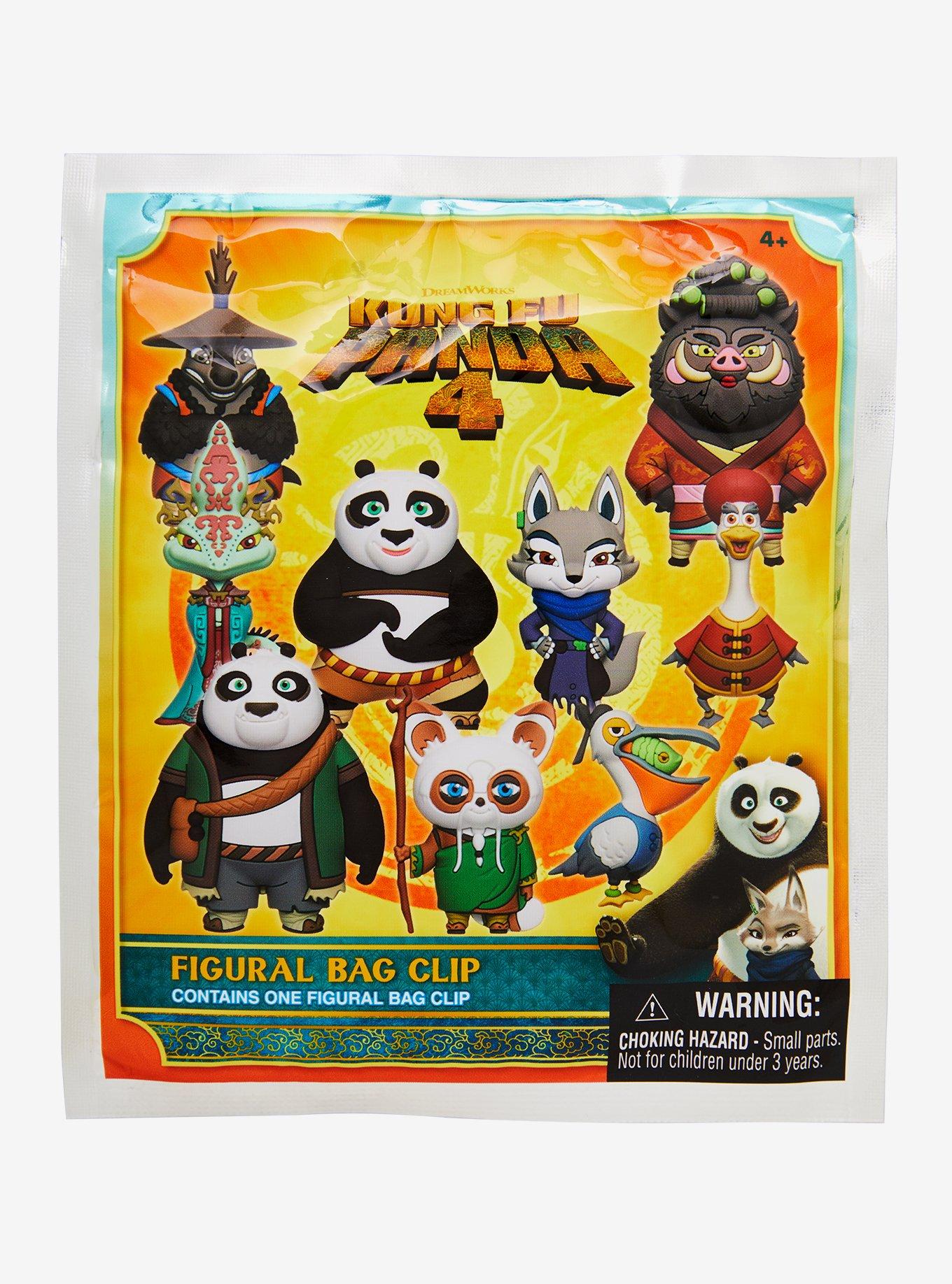 Boxlunch Kung Fu Panda 4 Characters Blind Bag Figural Bag Clip | Mall ...