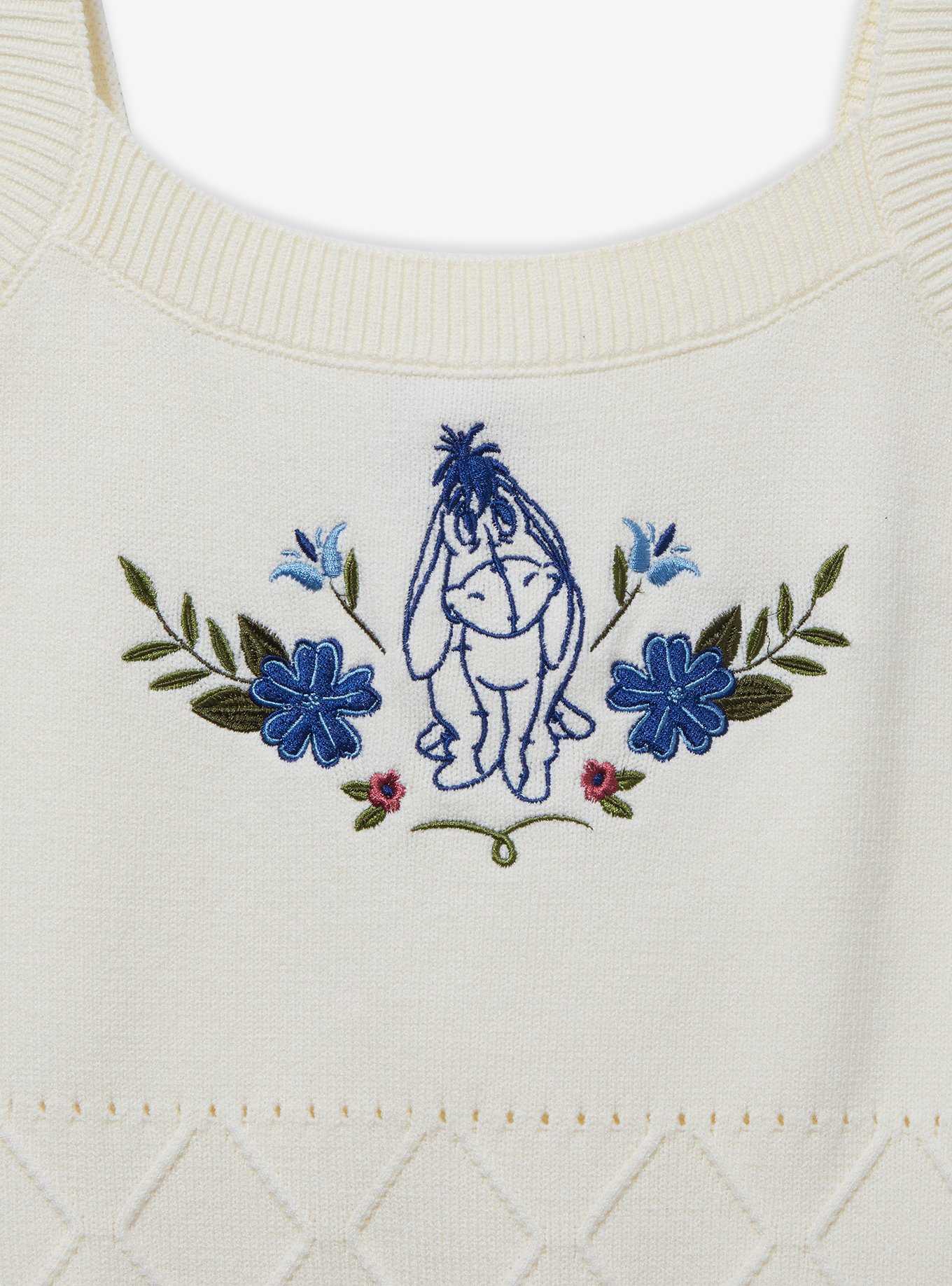 Disney Winnie The Pooh Eeyore Embroidered Knit Tank Top, , hi-res