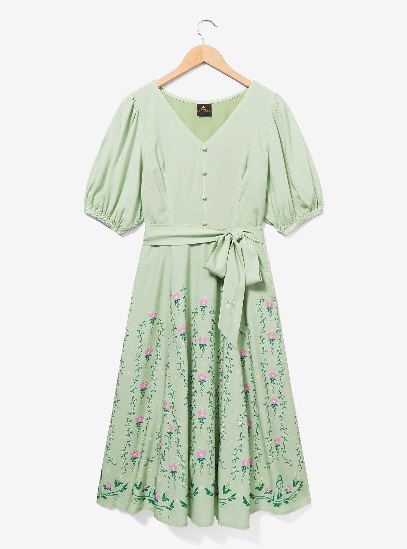 Disney The Princess and the Frog Bayou Puff Sleeve Midi Dress, , hi-res