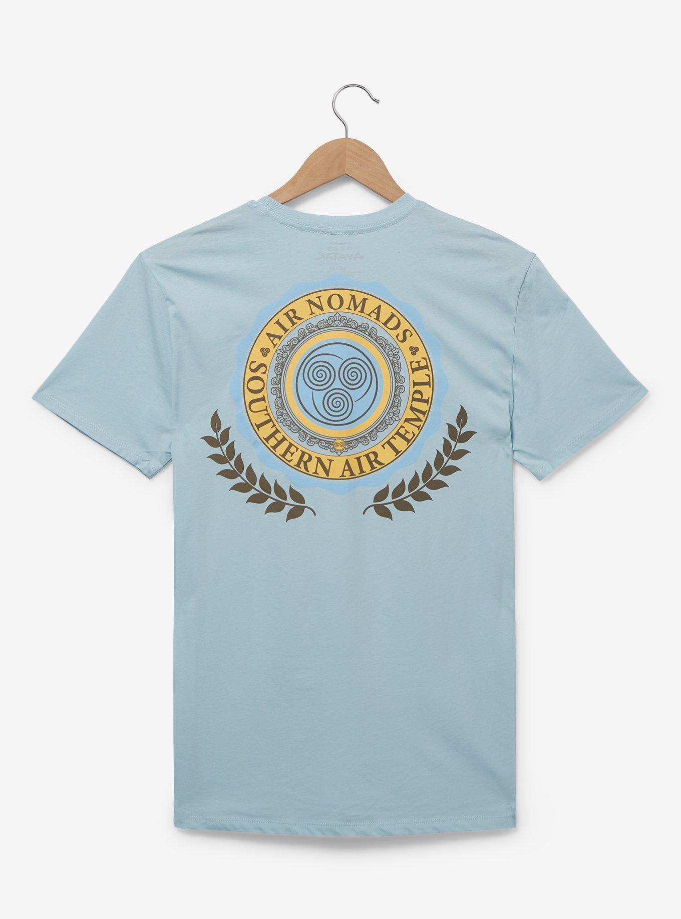 Avatar: The Last Airbender Air Nomads Insignia T-Shirt &mdash; BoxLunch Exclusive, BLUE AIR, alternate