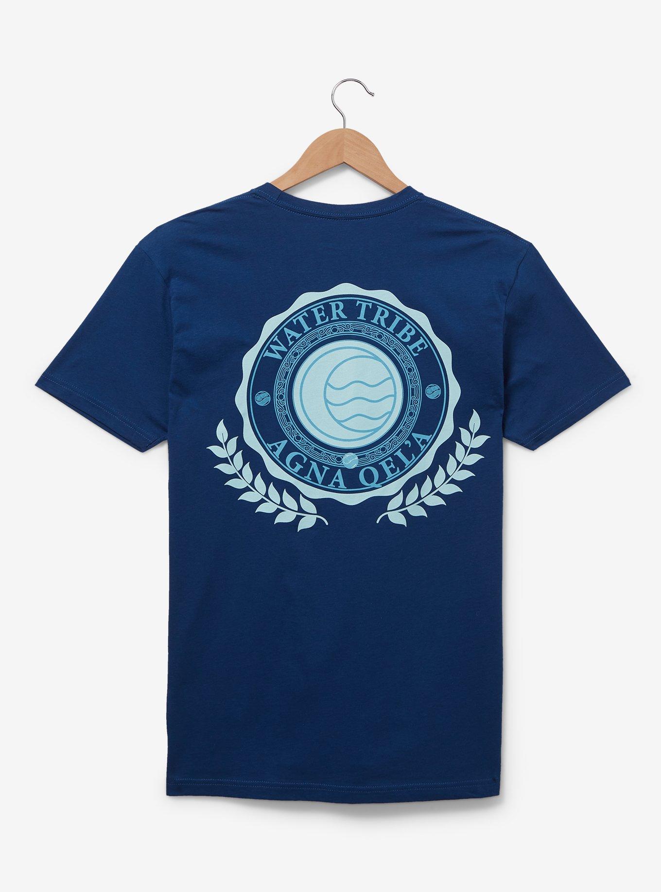 Avatar: The Last Airbender Water Tribe Insignia T-Shirt &mdash; BoxLunch Exclusive, BLUE, alternate