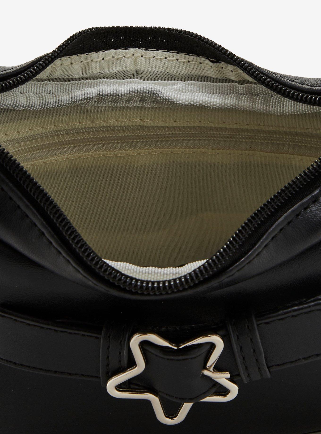 Black Star Buckle Shoulder Bag, , alternate
