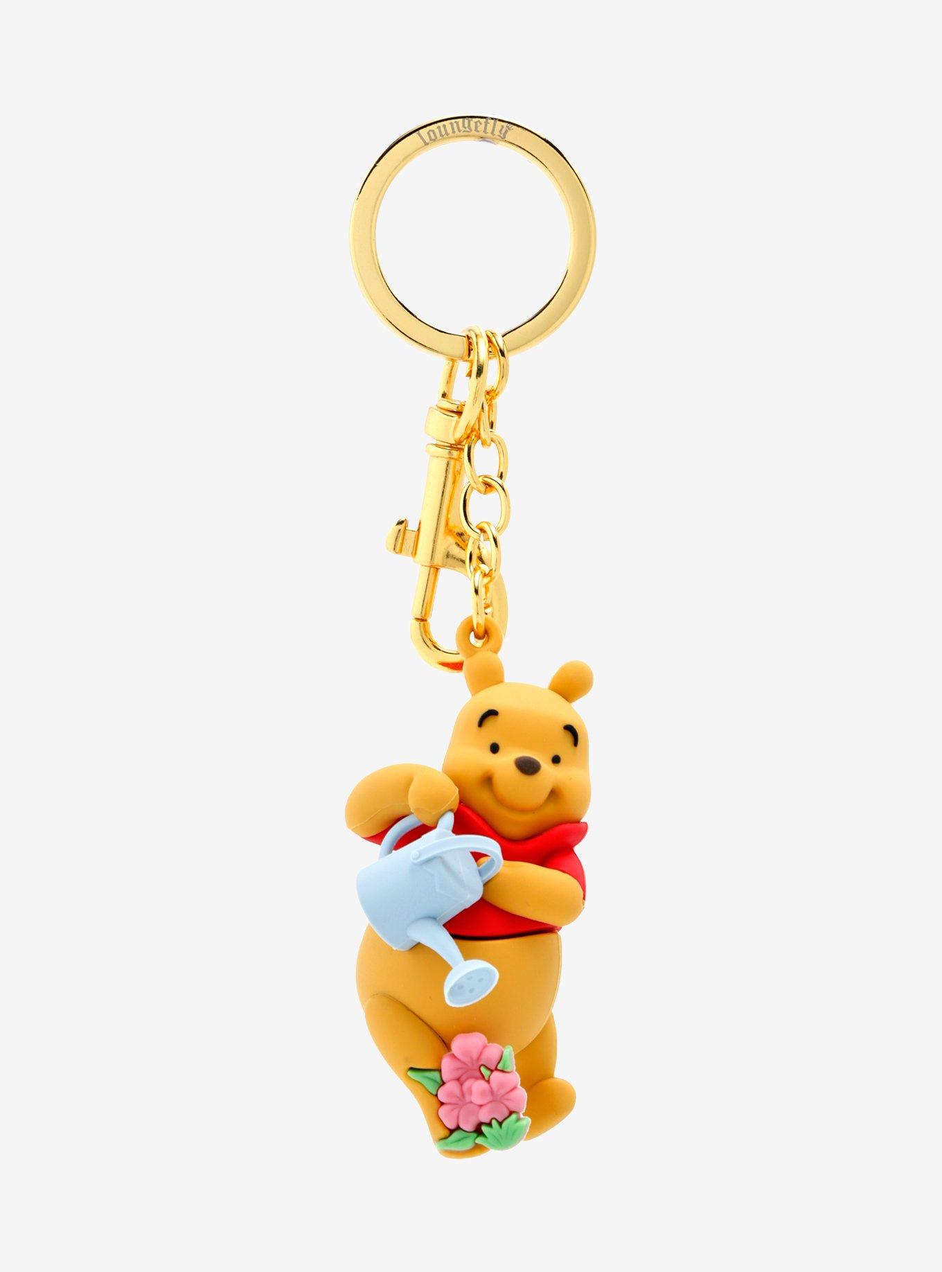 Loungefly Disney Winnie the Pooh Watering Flowers 3D Keychain — BoxLunch Exclusive, , alternate