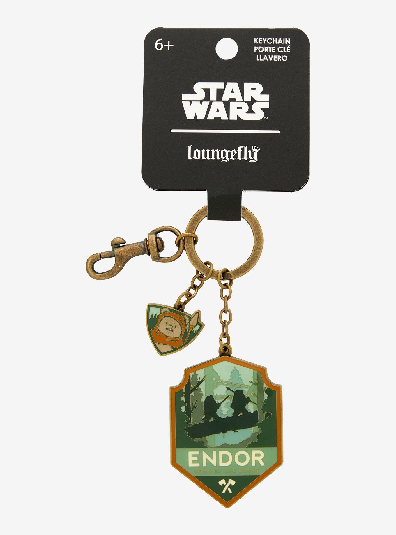 Star Wars Endor Multi-Charm Keychain — BoxLunch Exclusive, , hi-res