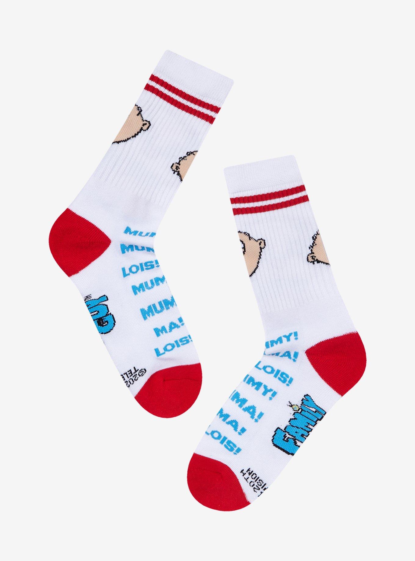 Family Guy Stewie Mum Crew Socks, , hi-res