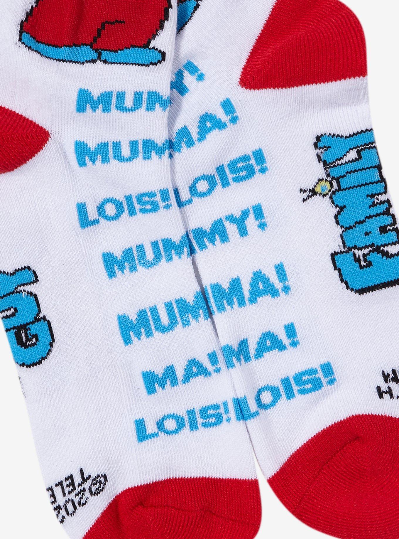 Family Guy Stewie Mum Crew Socks, , alternate