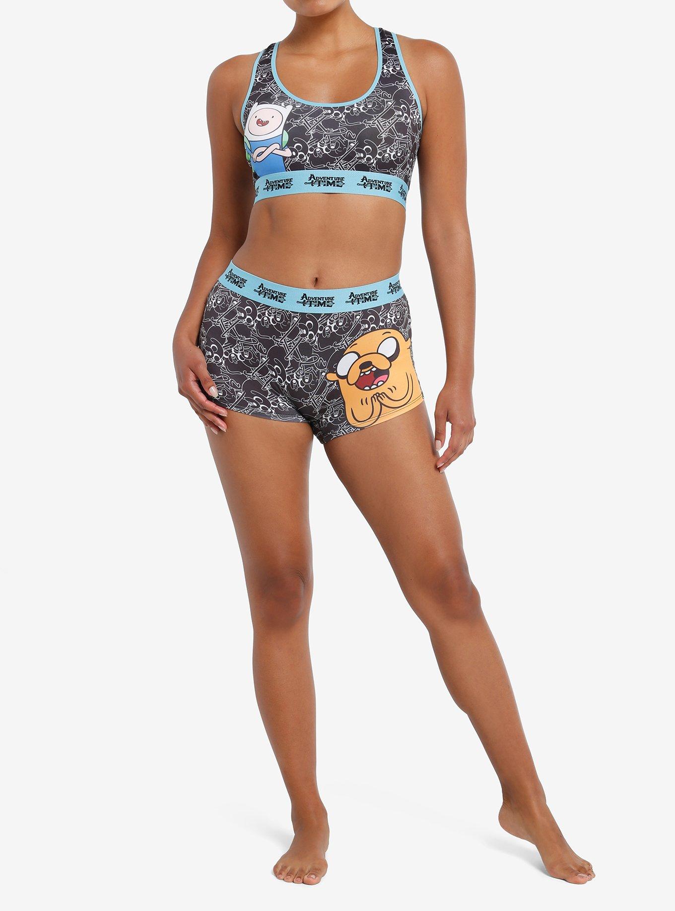 Adventure Time Finn And Jake Bra & Boyshort Panty Set, , hi-res