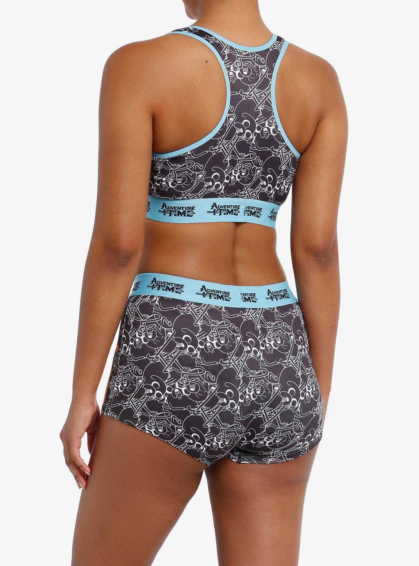 Adventure Time Finn And Jake Bra & Boyshort Panty Set, MULTI, alternate