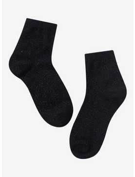 Skull & Crossbones Glitter Ankle Socks, , hi-res