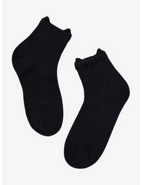 Black Cat 3D Ear Ankle Socks, , hi-res