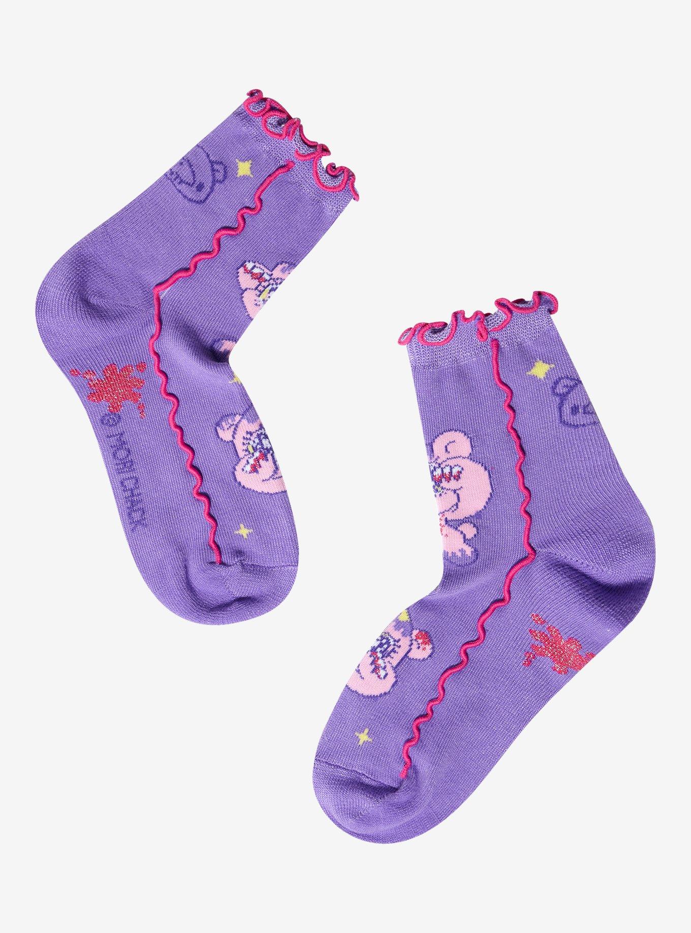 Gloomy Bear X Yurie Sekiya Lettuce Trim Quarter Crew Socks