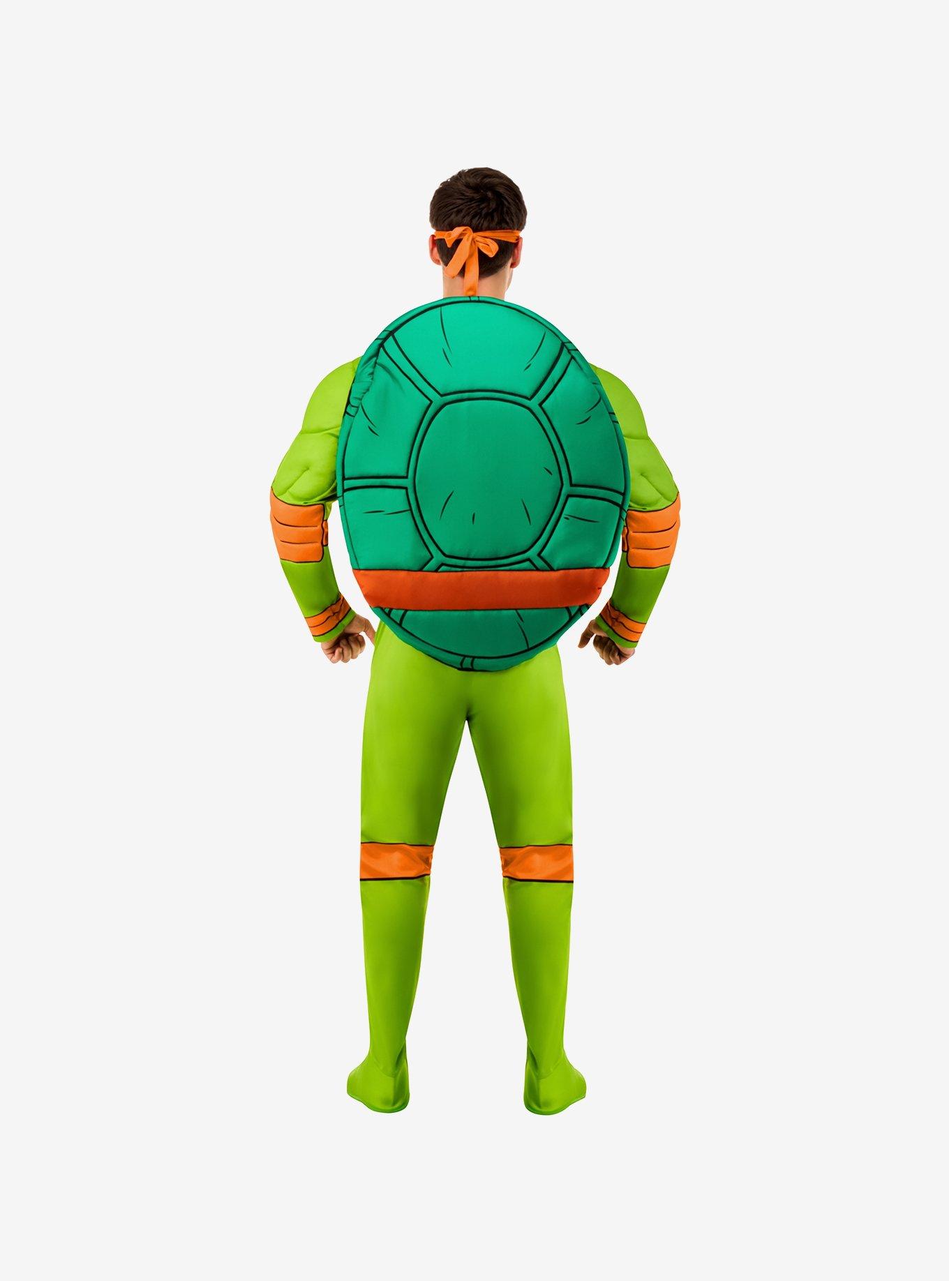 Teenage Mutant Ninja Turtles Michelangelo Adult Deluxe Costume, GREEN, alternate