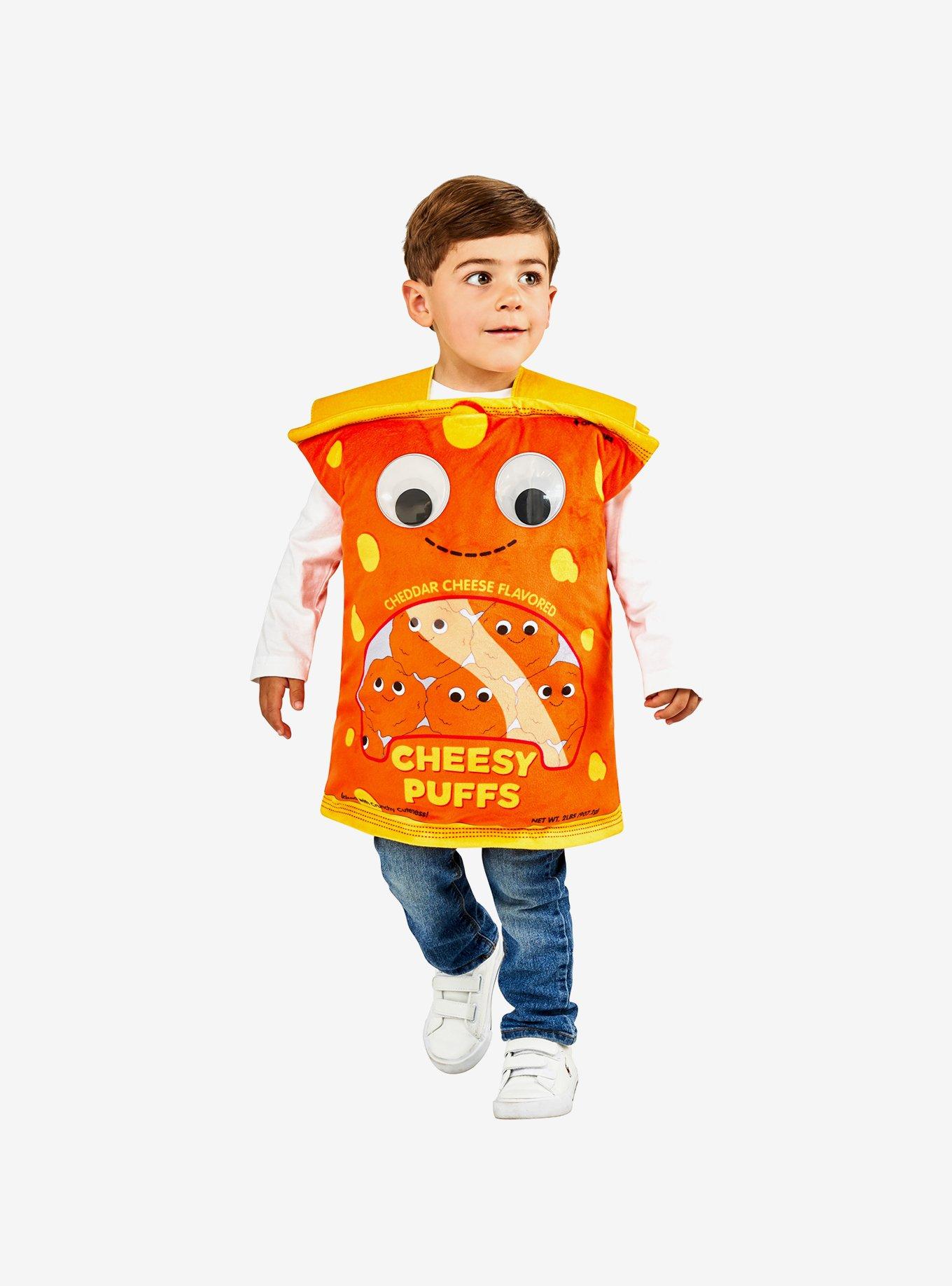 Yummy World Cheesy Puffs Toddler Youth Costume, ORANGE, alternate