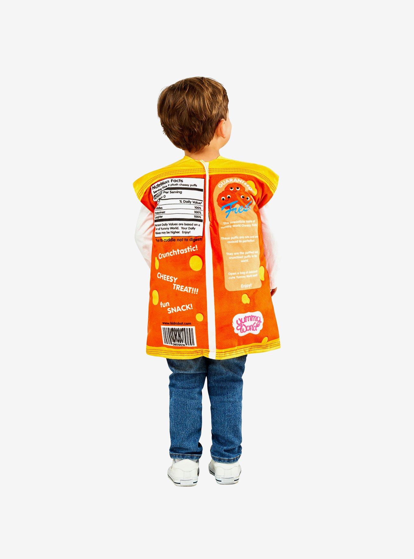 Yummy World Cheesy Puffs Toddler Youth Costume, ORANGE, alternate