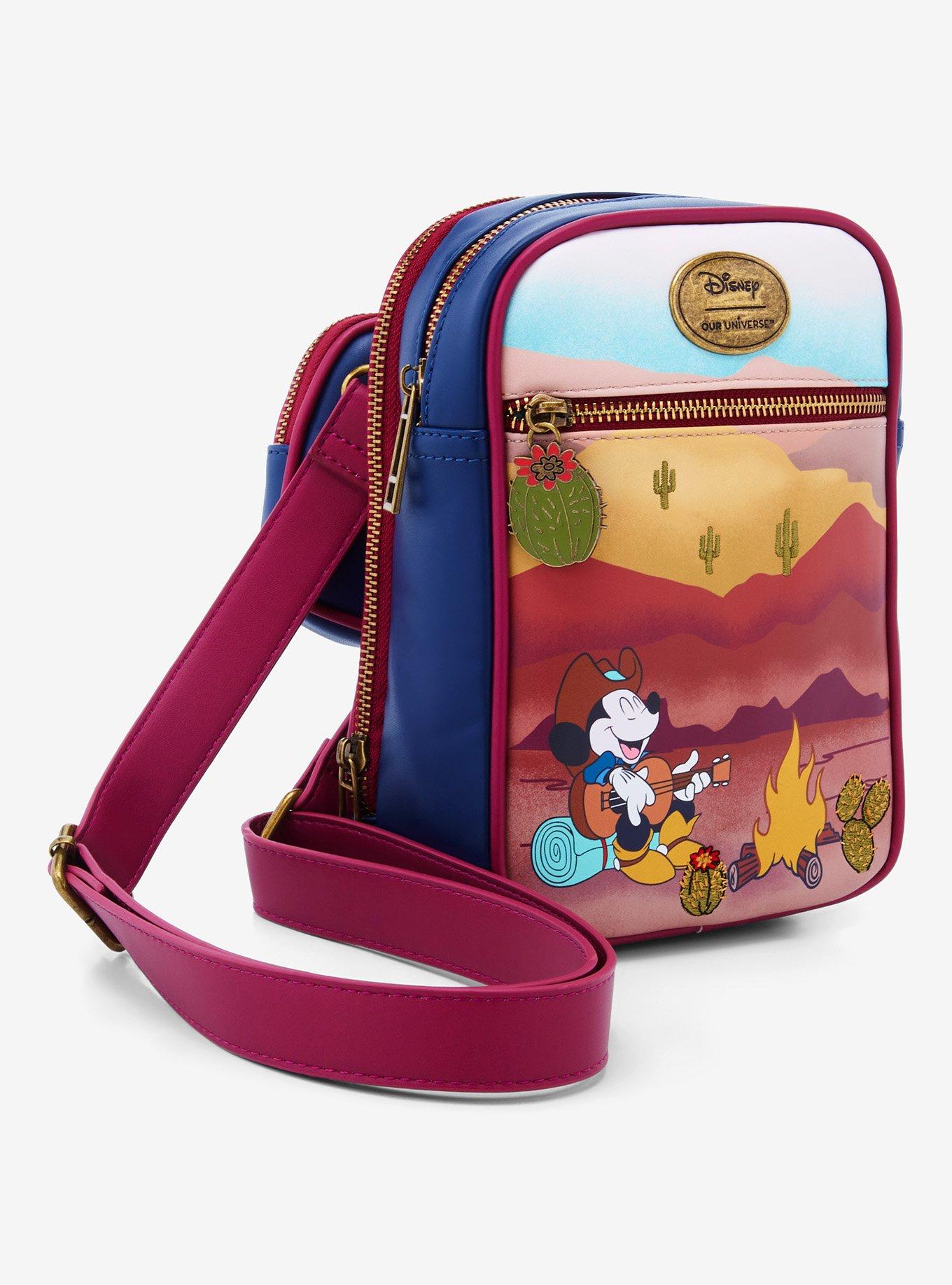 Our Universe Disney Mickey Mouse Western Passport Bag and Coin Purse — BoxLunch Exclusive, , hi-res