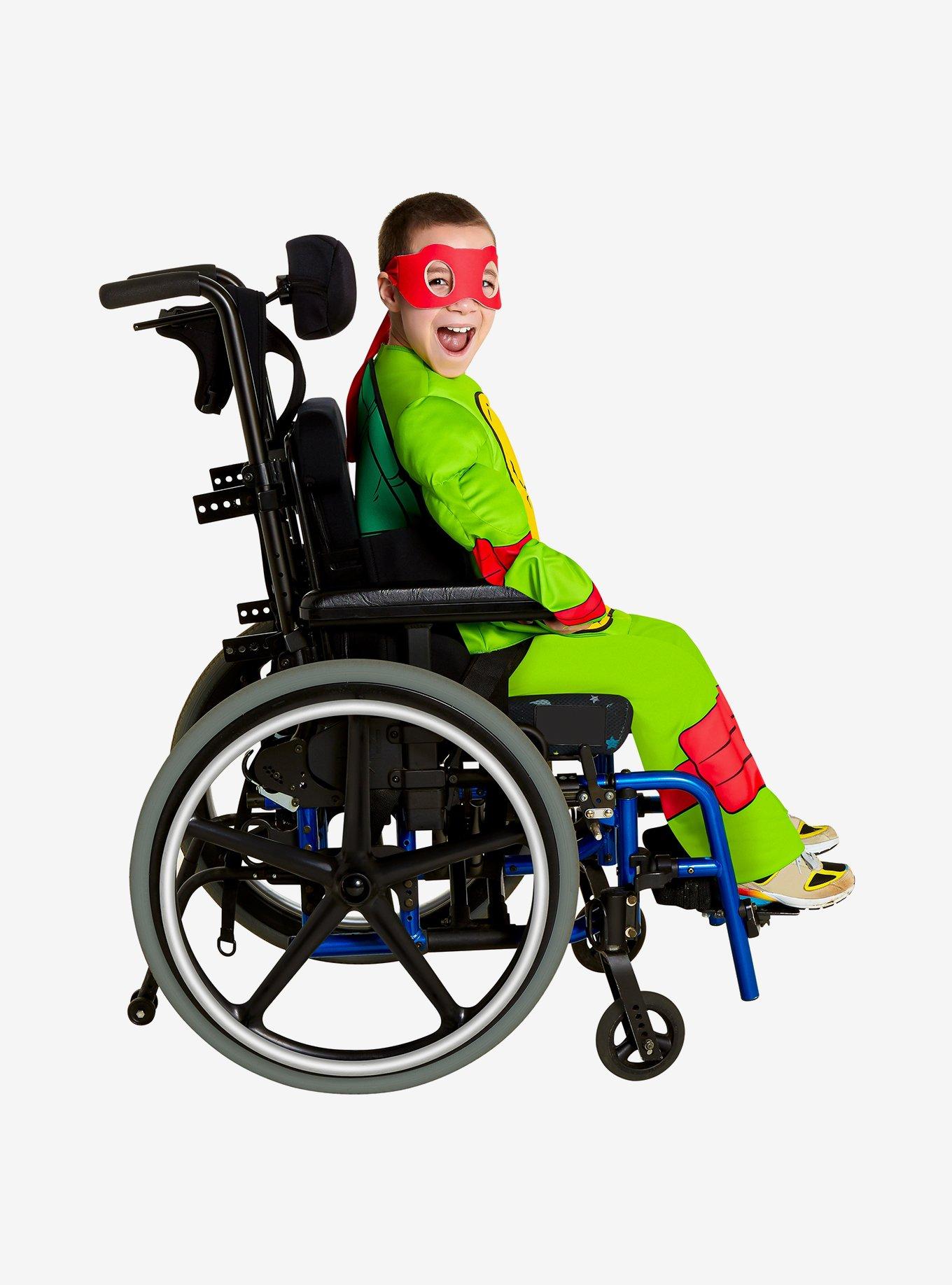 Teenage Mutant Ninja Turtles Raphael Adaptive Youth Costume, GREEN, alternate