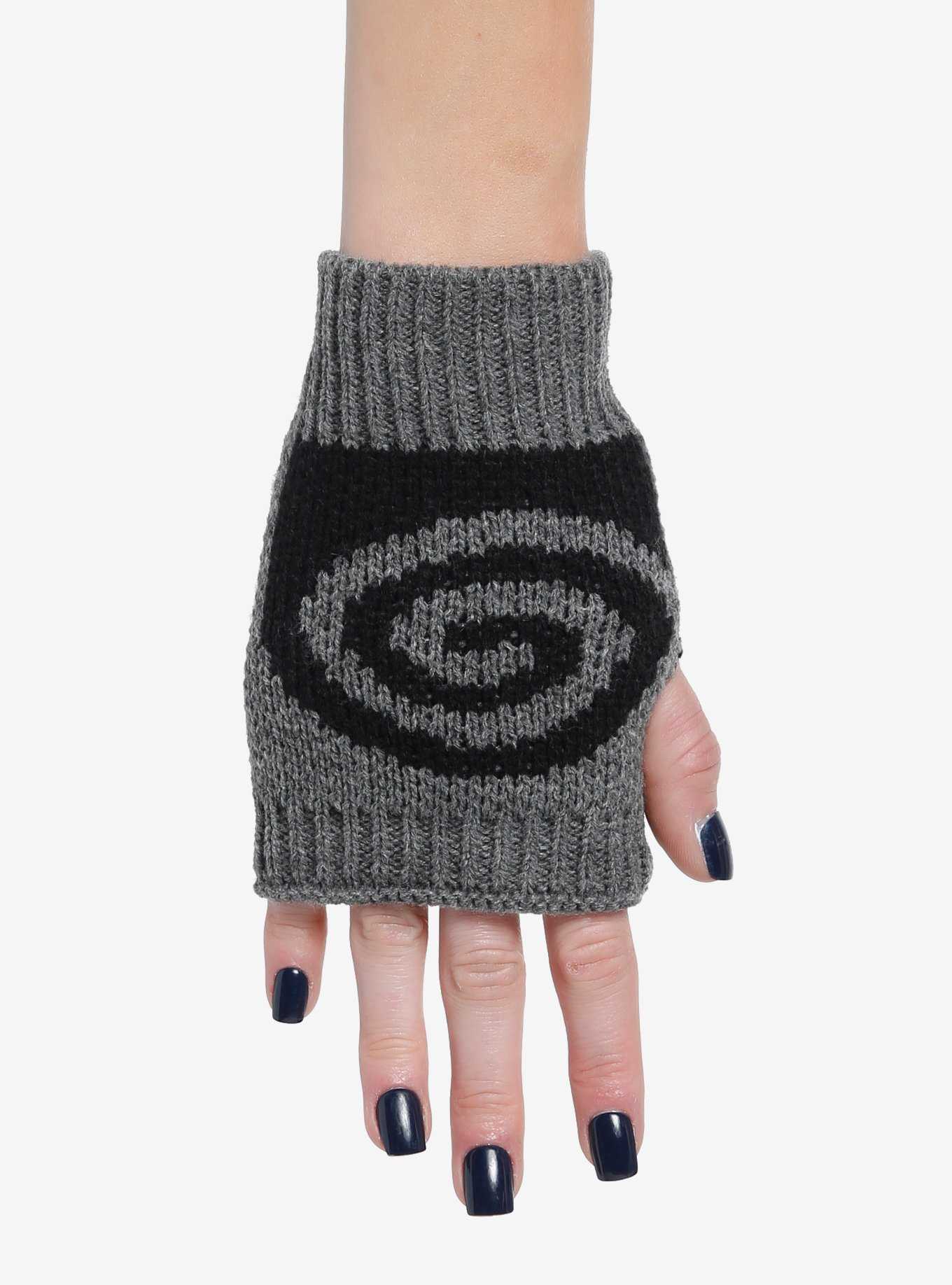 Swirl Knit Fingerless Gloves, , hi-res