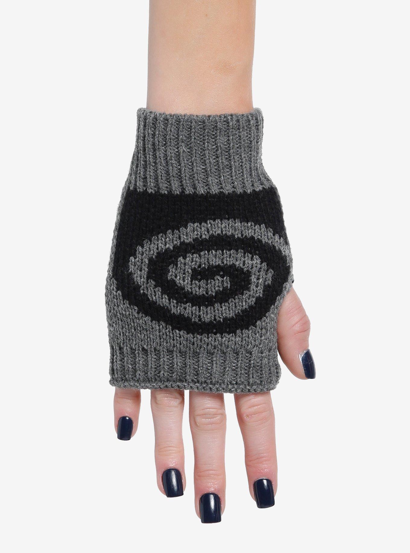 Swirl Knit Fingerless Gloves, , hi-res